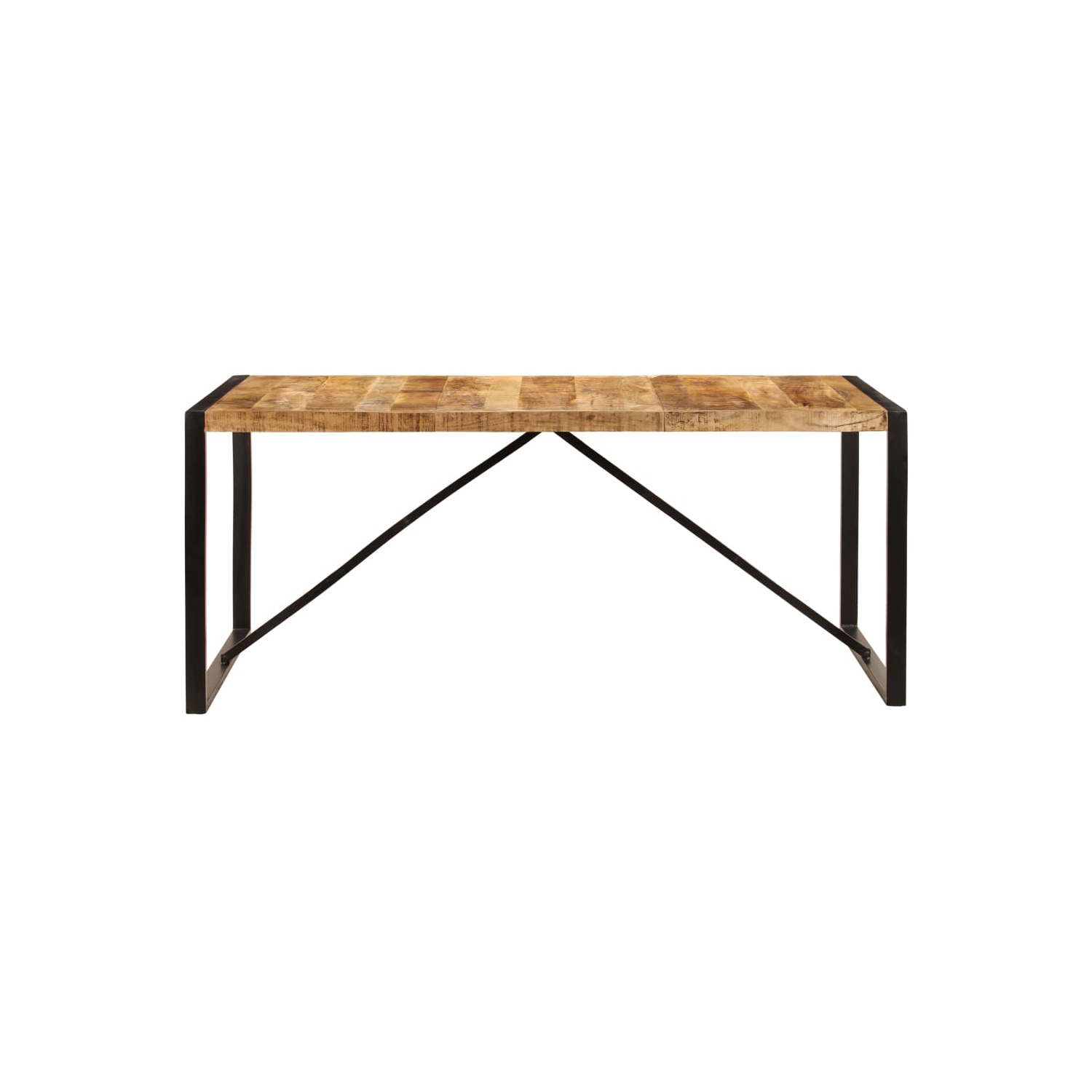 vidaXL Dining Table 70.9"x35.4"x29.5" Solid Mango Wood