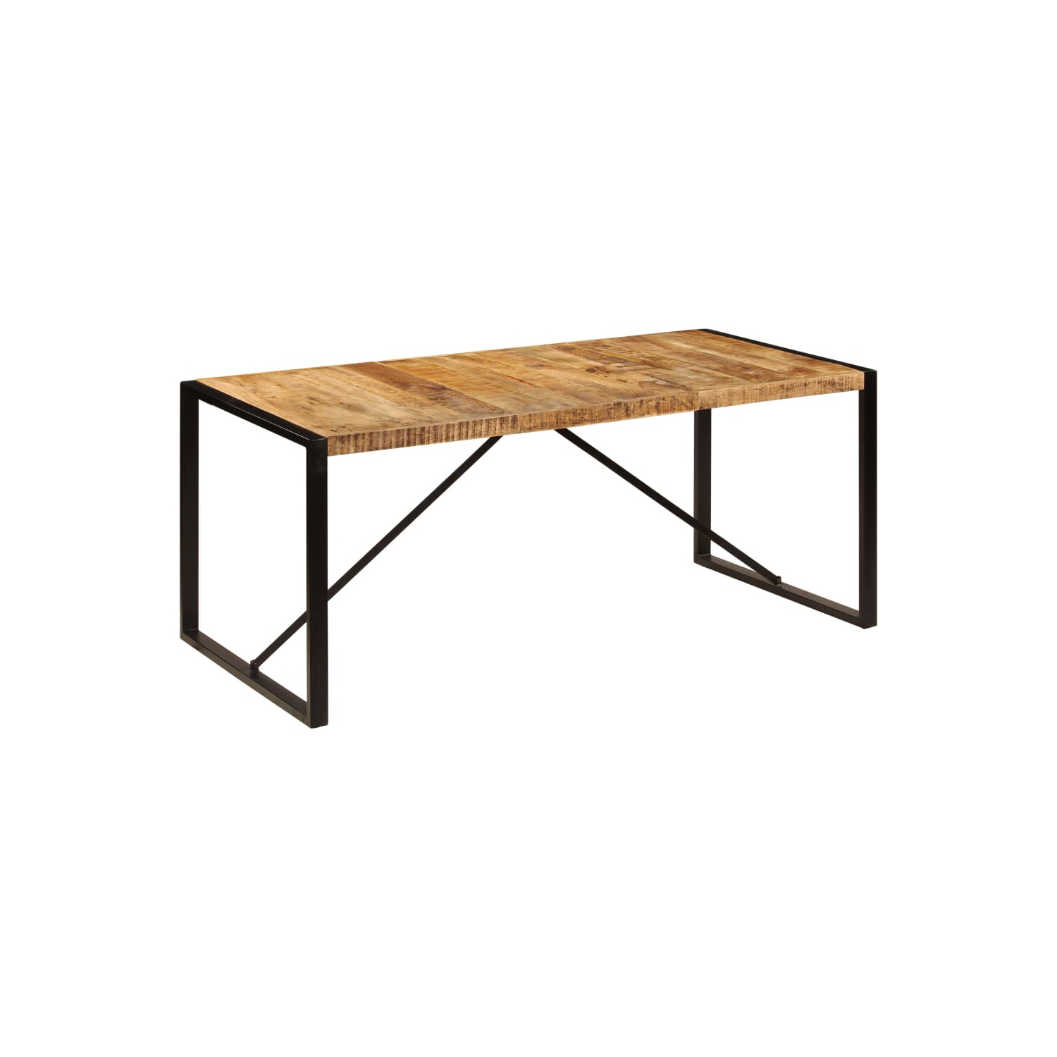 vidaXL Dining Table 70.9"x35.4"x29.5" Solid Mango Wood