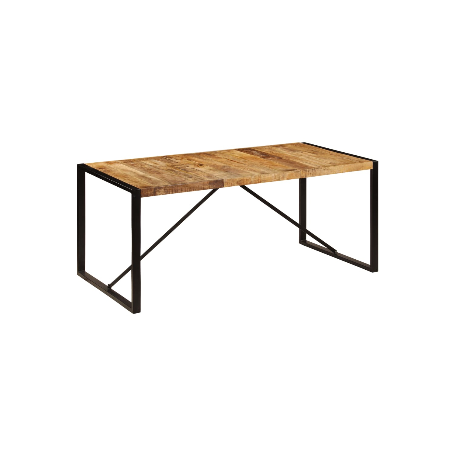vidaXL Dining Table 70.9"x35.4"x29.5" Solid Mango Wood