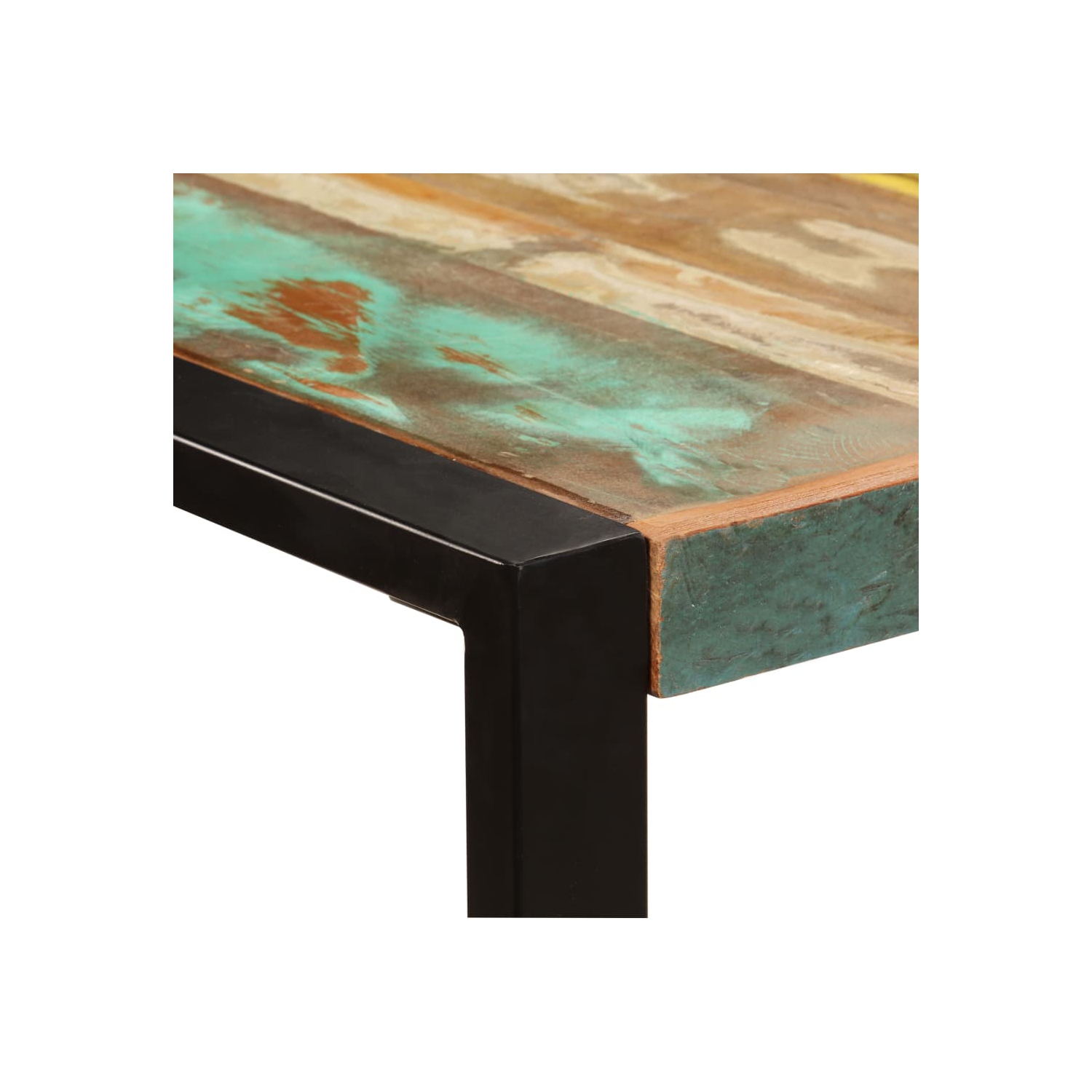 vidaXL Dining Table 70.9"x35.4"x29.5" Solid Reclaimed Wood