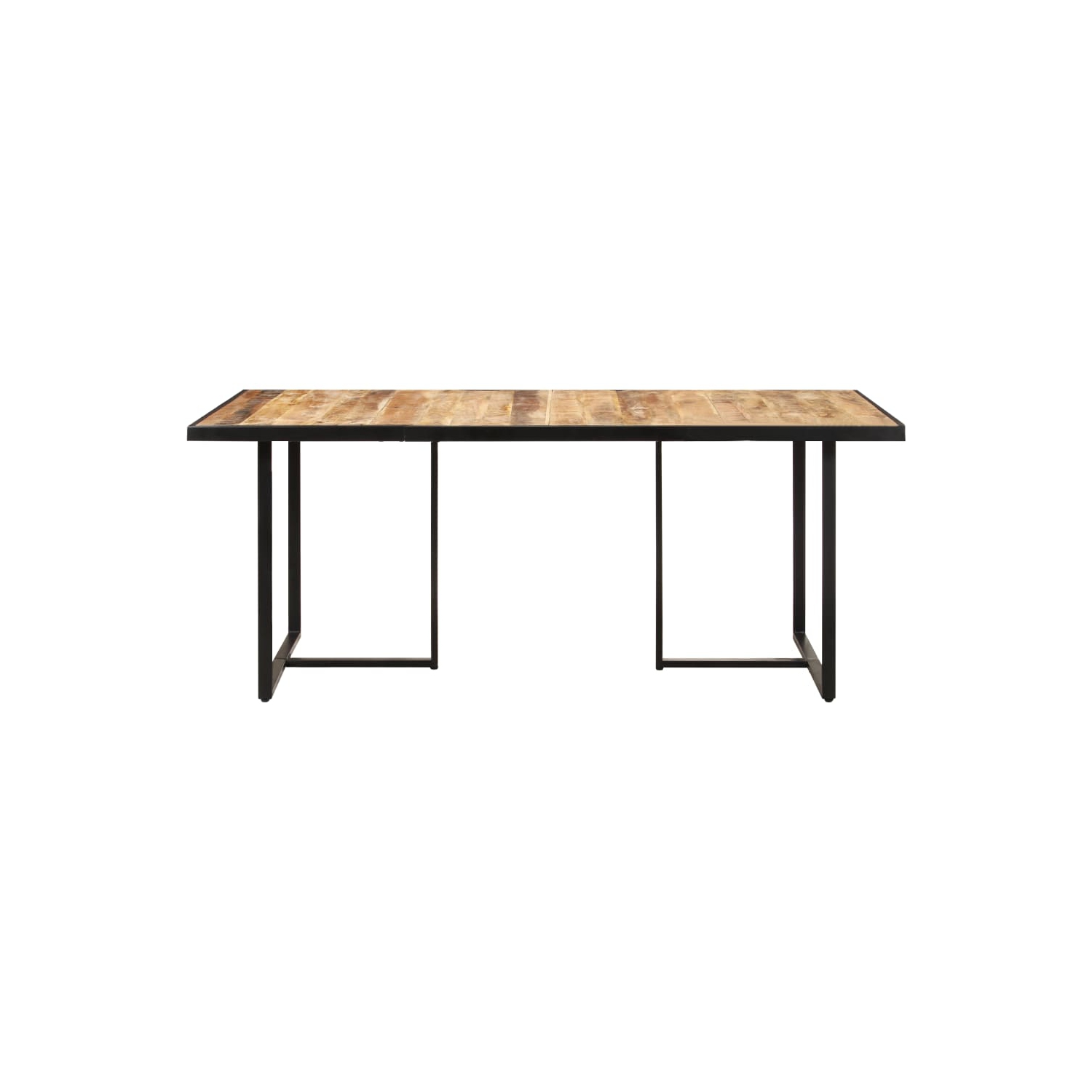 vidaXL Dining Table 63" Rough Mango Wood