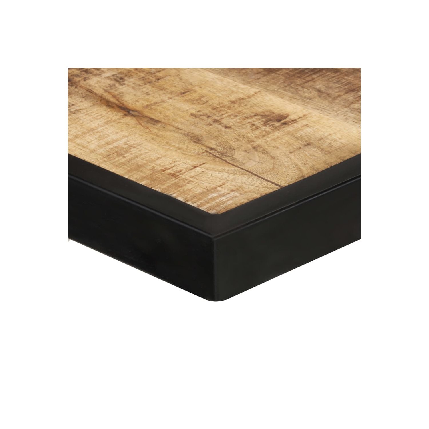 vidaXL Dining Table 63" Rough Mango Wood