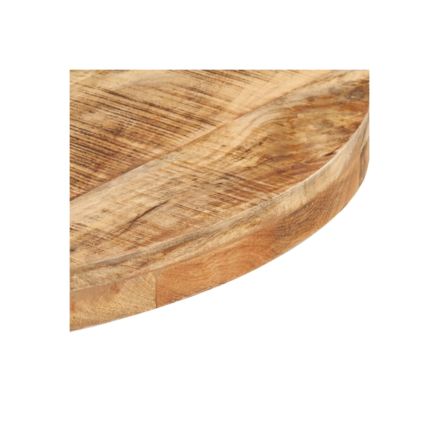 Table de bistro ronde vidaXL Ø80x75&nbsp;cm Bois de manguier brut