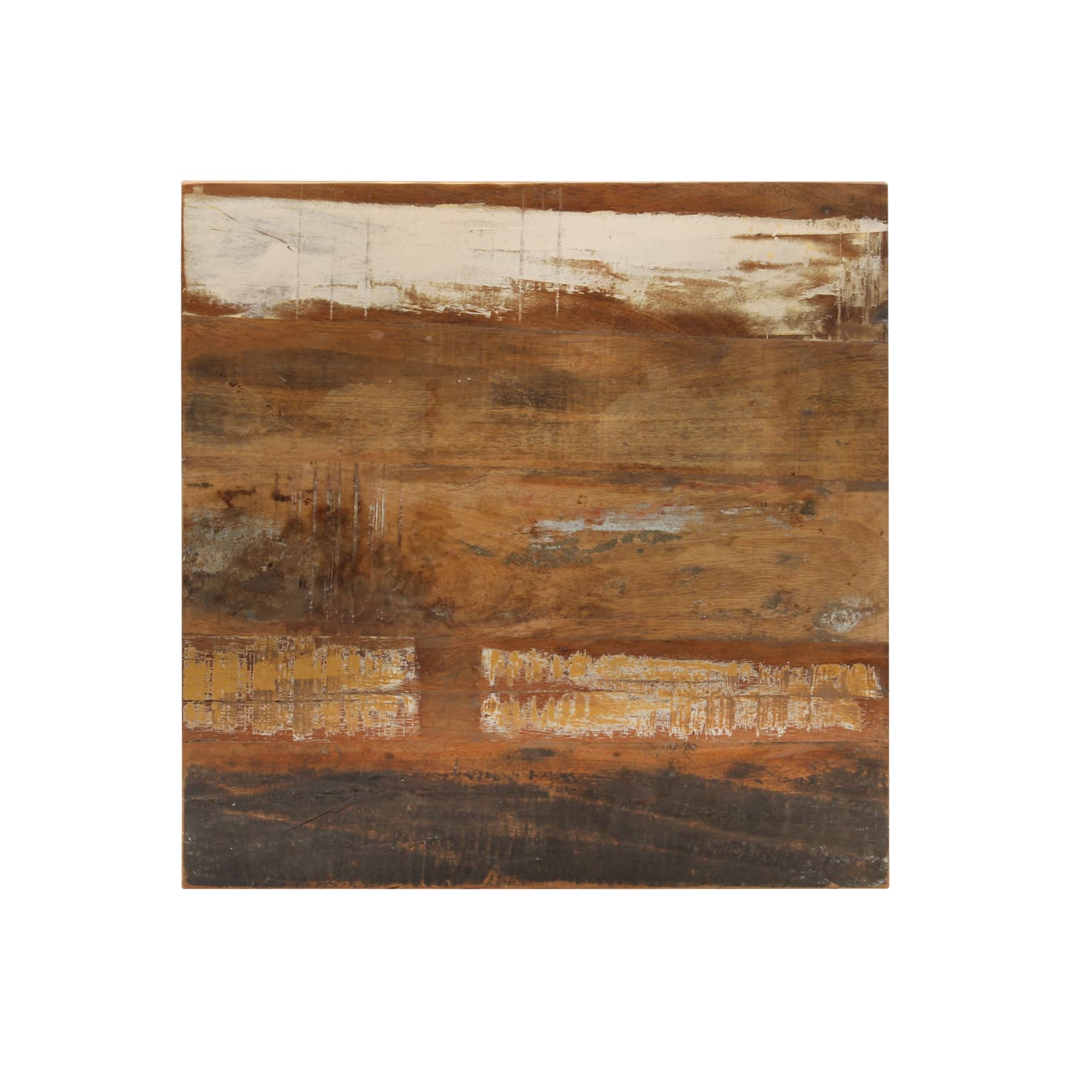 vidaXL Bistro Table Square 23.6"x23.6"x43.3" Solid Reclaimed Wood