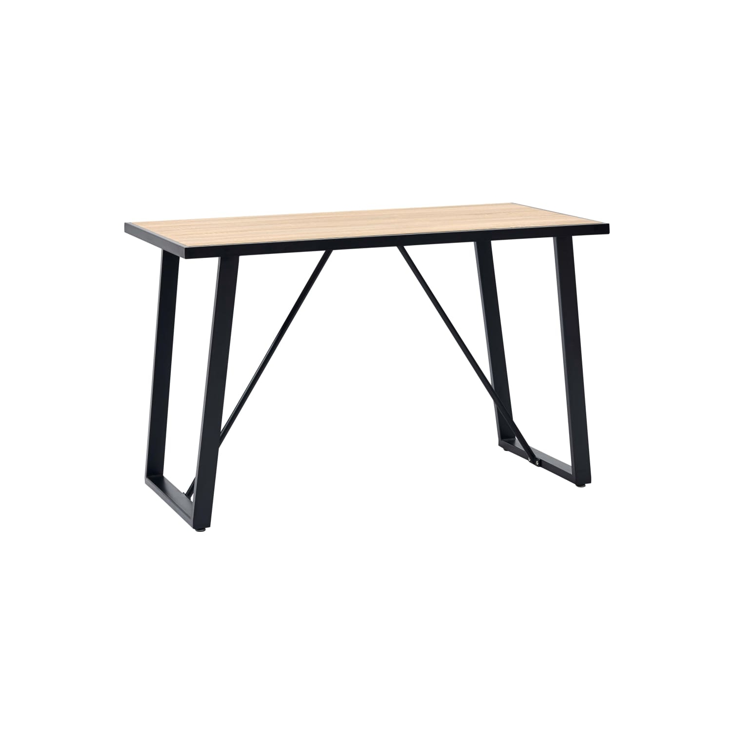 vidaXL Dining Table Oak 120x60x75 cm MDF