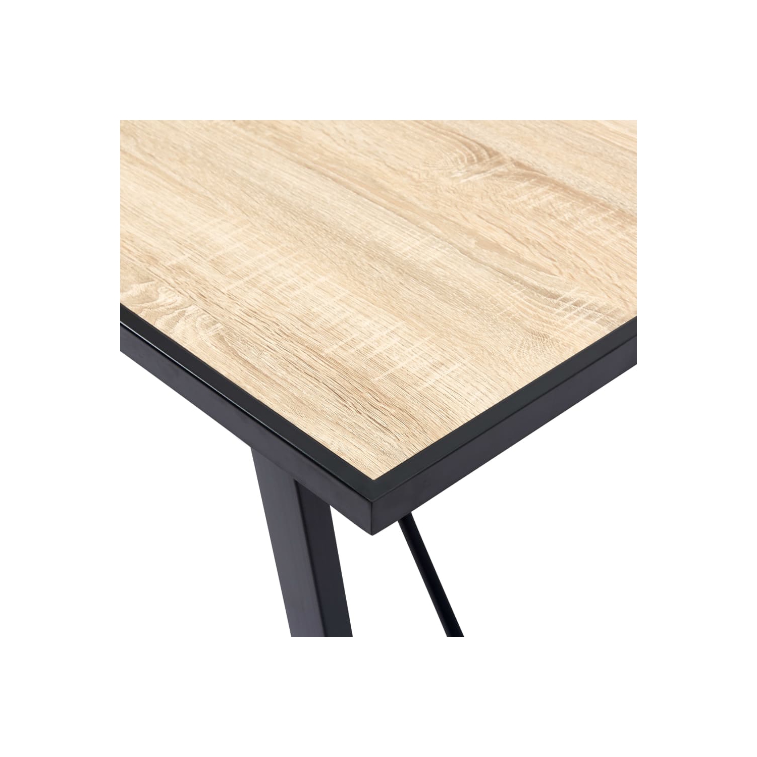 vidaXL Dining Table Oak 120x60x75 cm MDF