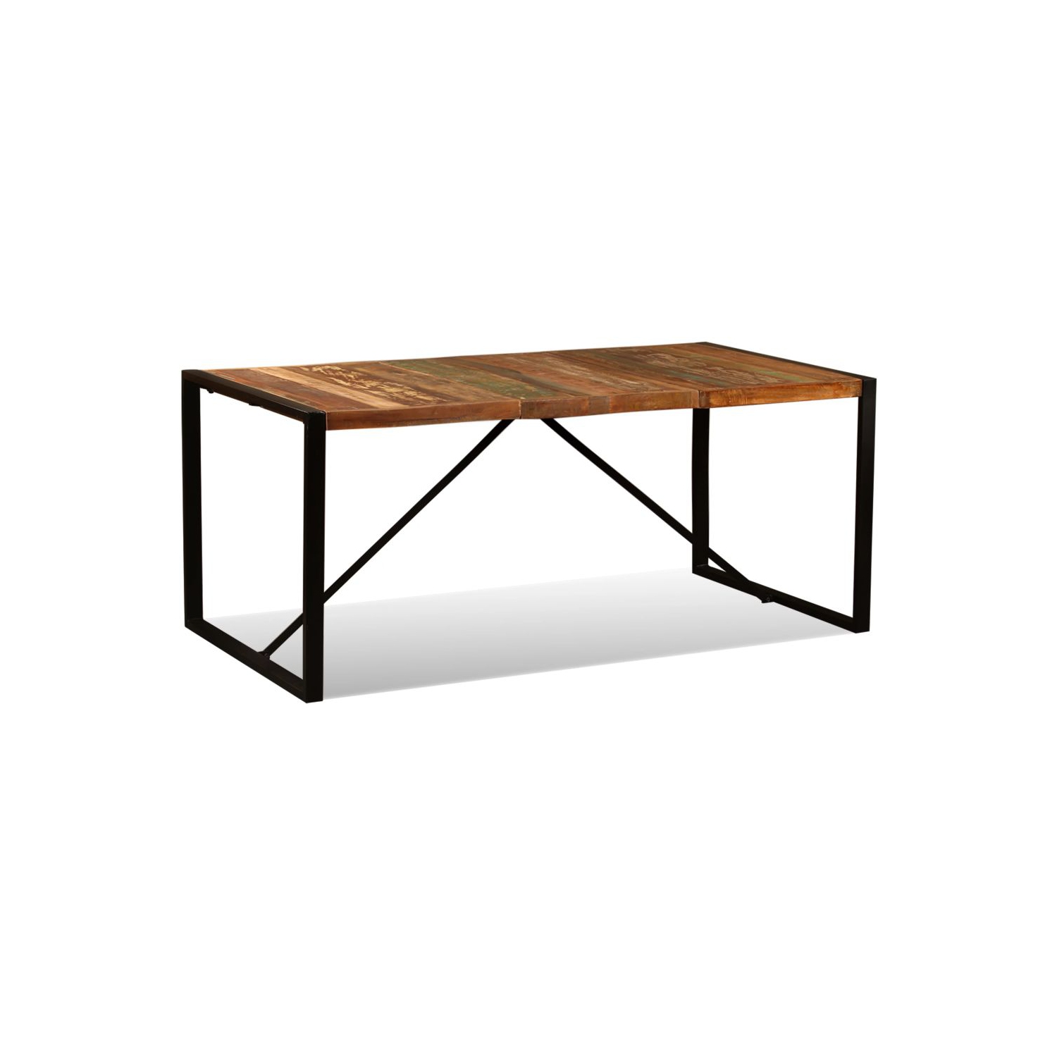 vidaXL Dining Table Solid Reclaimed Wood 70.9"