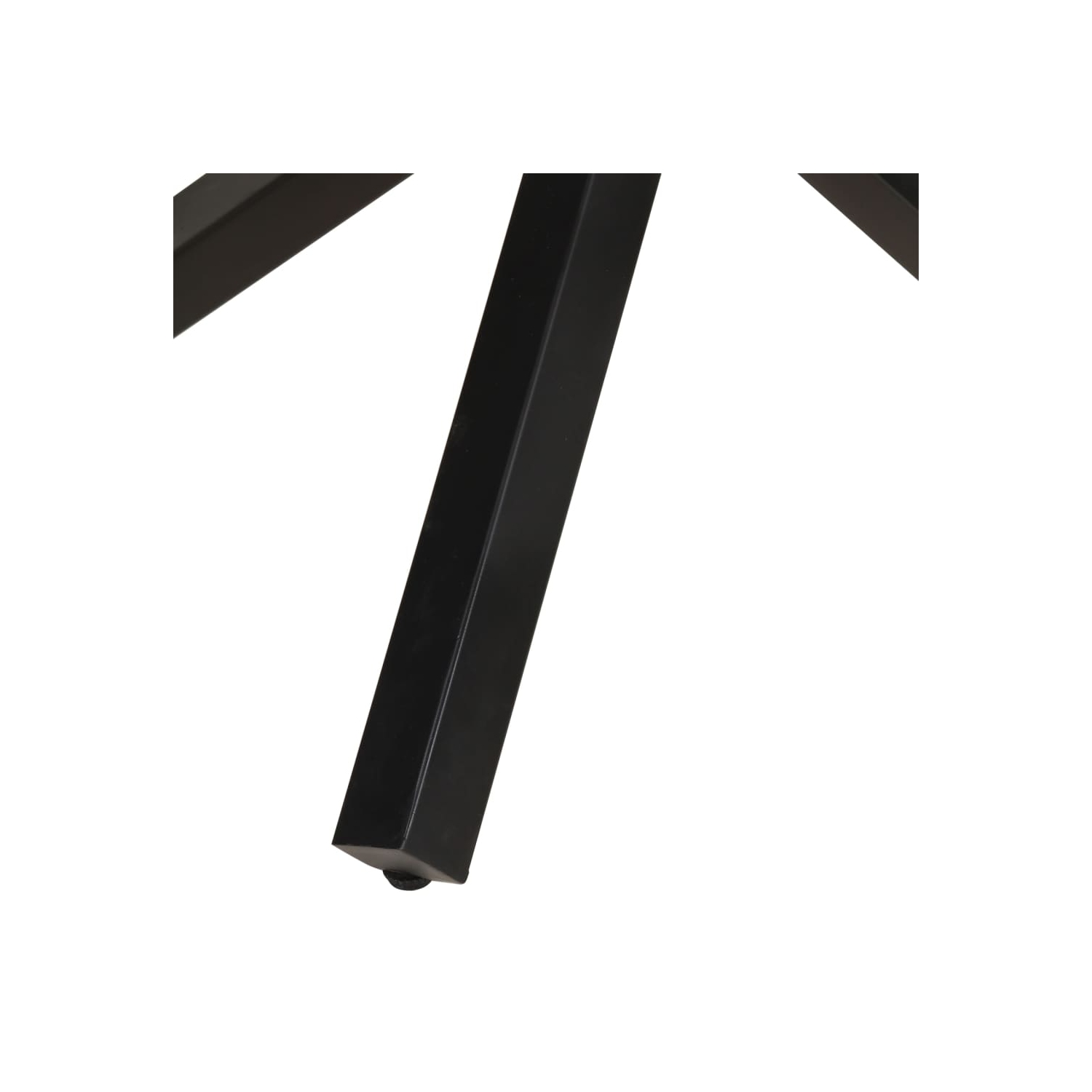 vidaXL Dining Table Round 100x100x75 cm Rough Mango Wood