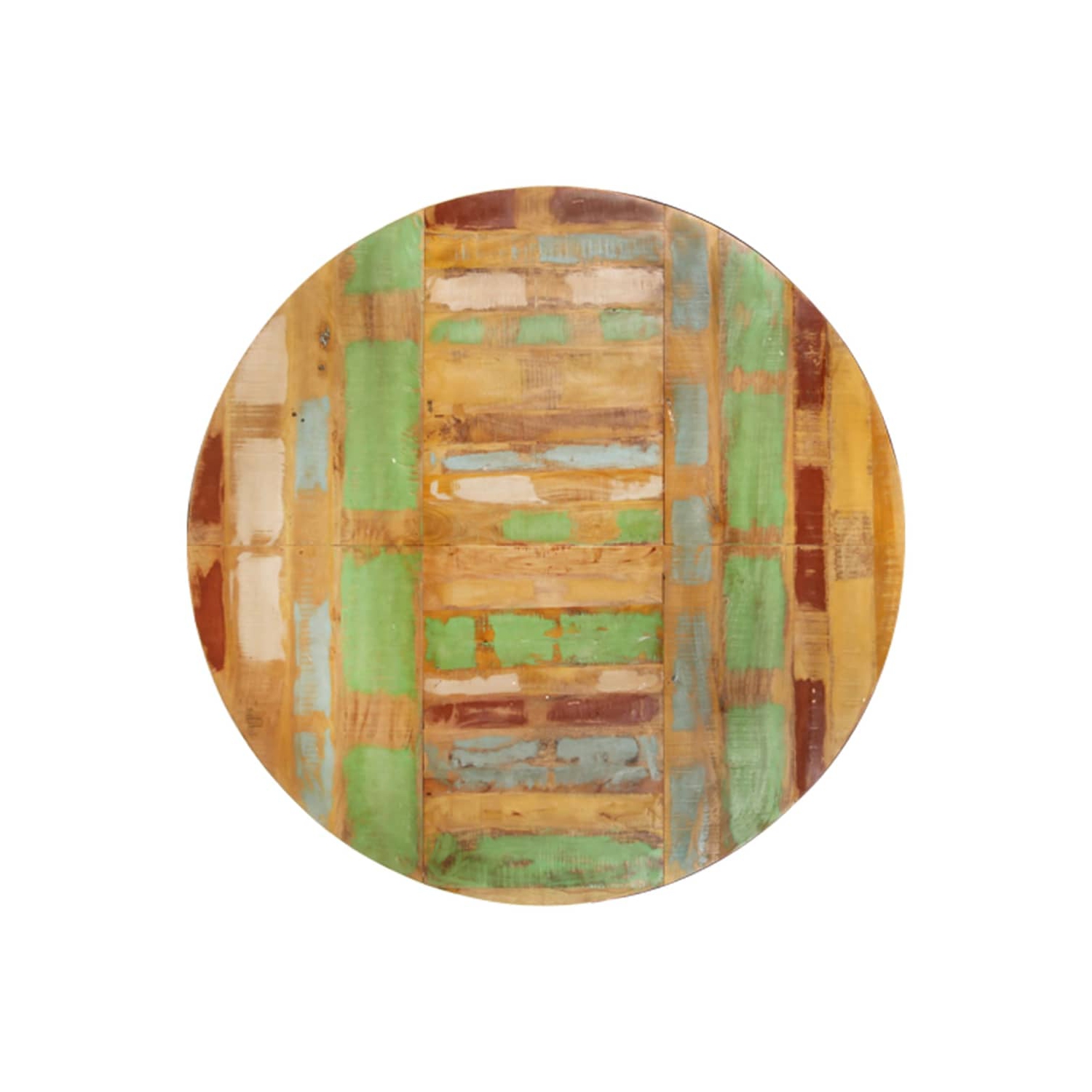 vidaXL Dining Table Round 175x75 cm Solid Reclaimed Wood