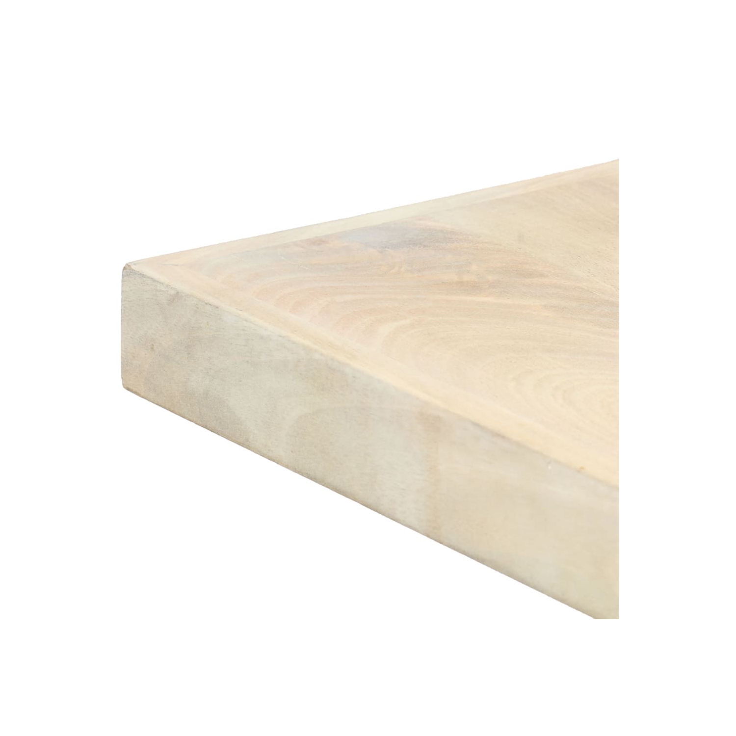 vidaXL Dining Table 55.1"x27.6"x29.5" Solid Bleached Mango Wood