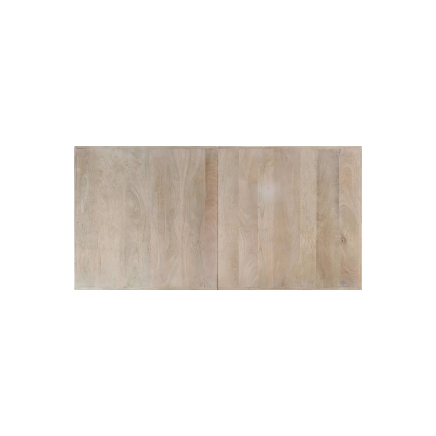 Table à manger en bois de manguier massif blanc 63 x x31,5 x x29,5 po de vidaXL