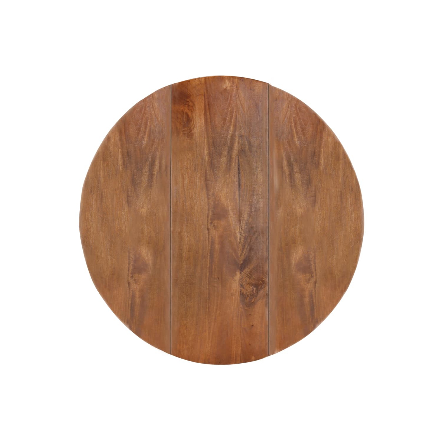 vidaXL Dining Table Round 110x76 cm Solid Mango Wood
