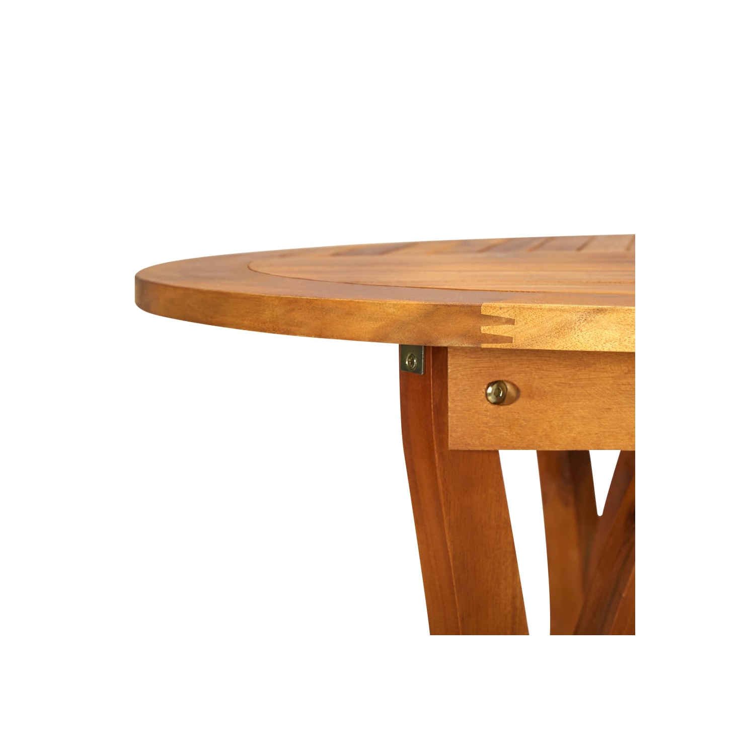 vidaXL Patio Table 59.1"x35.4"x29.5" Solid Acacia Wood