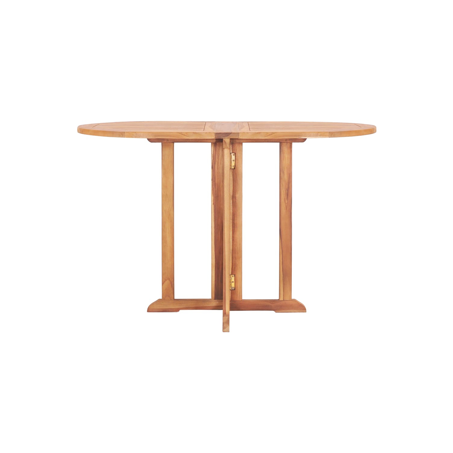vidaXL Folding Butterfly Patio Table 47.2"x27.6"x29.5" Solid Teak Wood