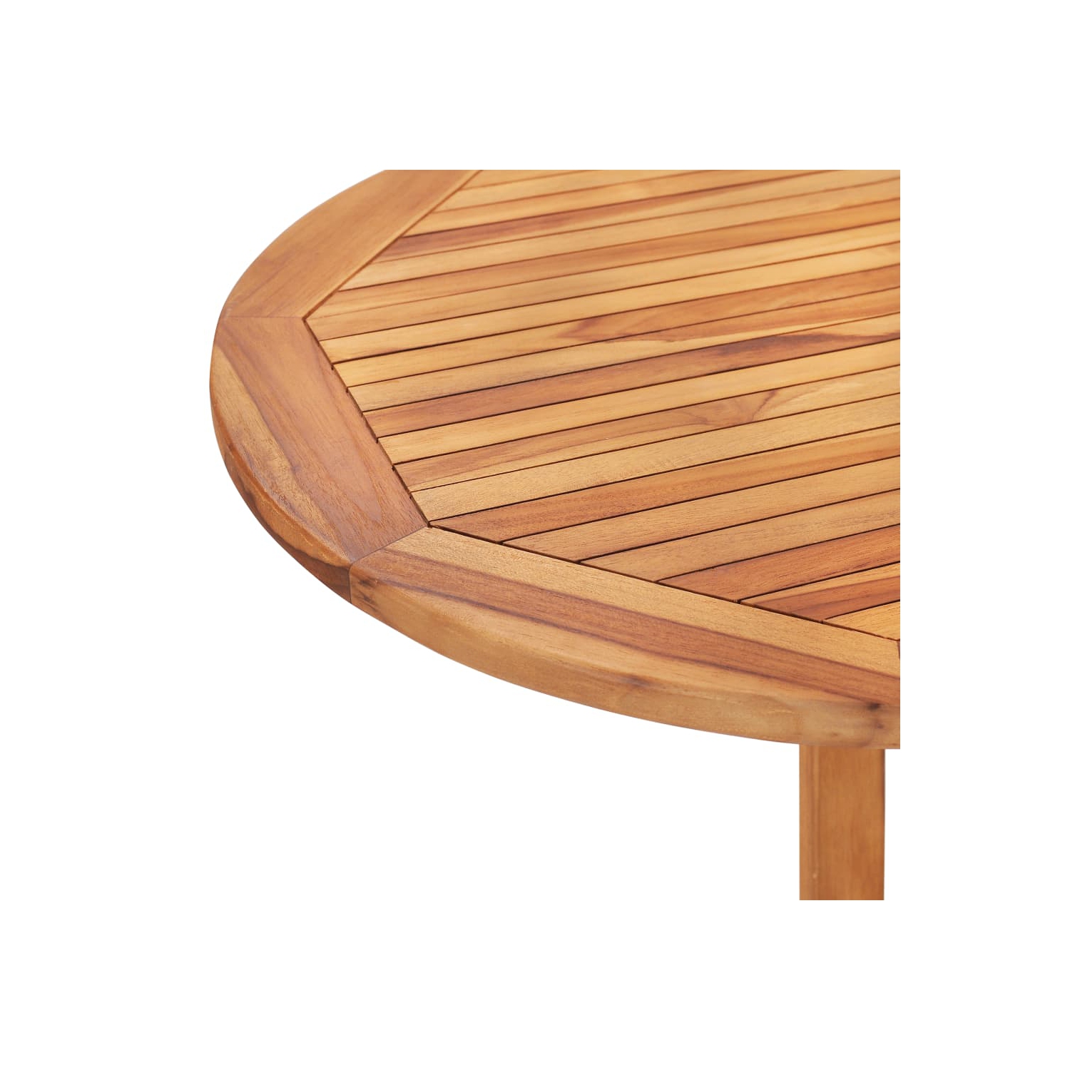 vidaXL Folding Butterfly Patio Table 47.2"x27.6"x29.5" Solid Teak Wood