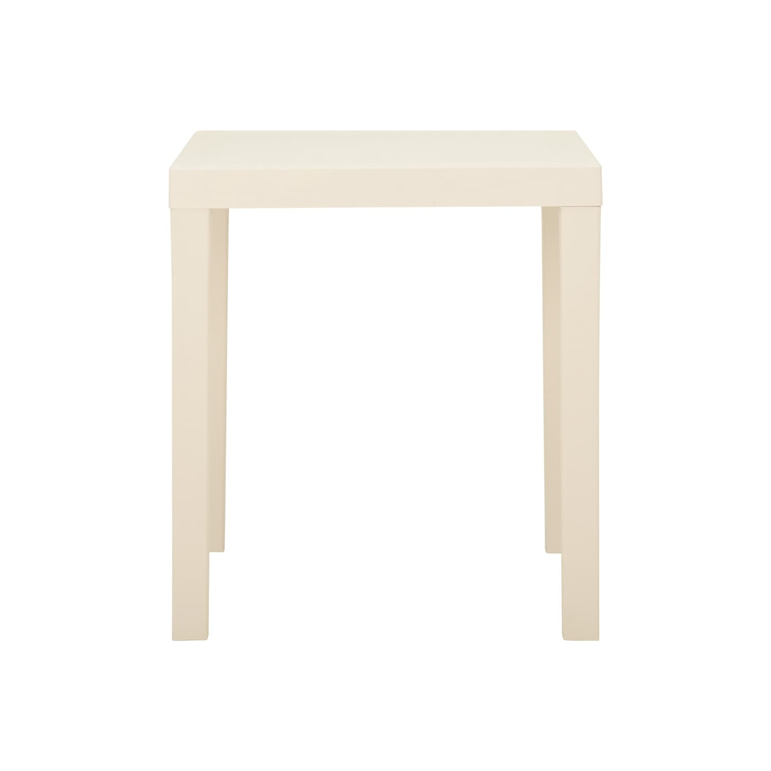 vidaXL Garden Table White 79x65x72 cm Plastic