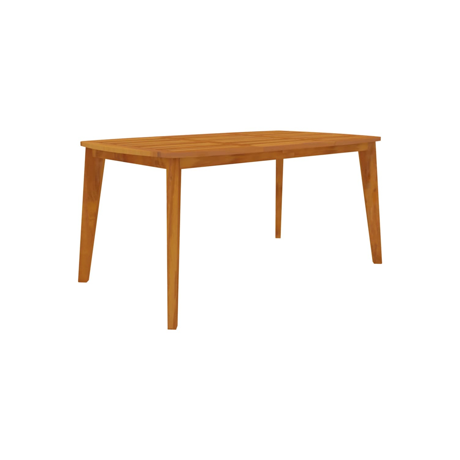 vidaXL Garden Table 160x90x75 cm Solid Wood Acacia