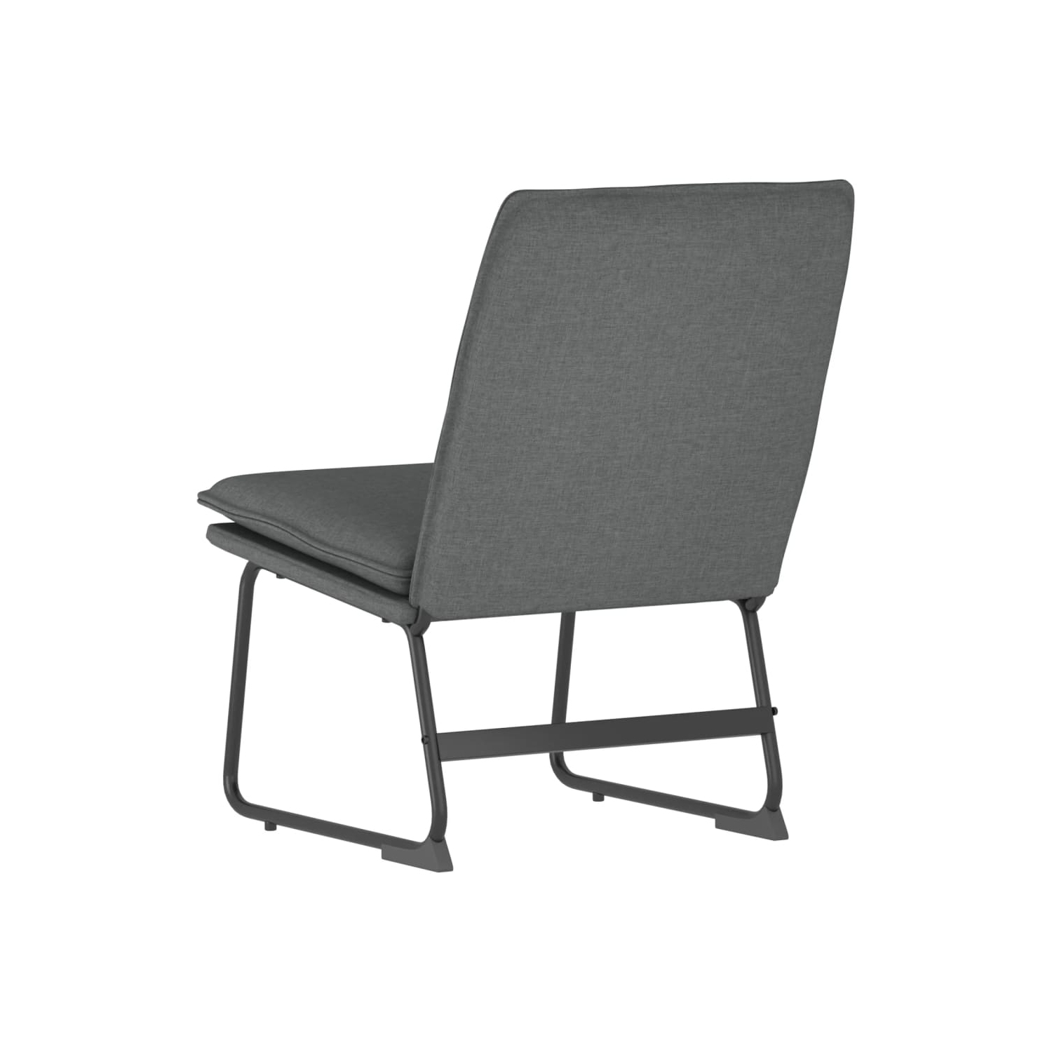 vidaXL Lounge Chair Dark Grey 52x75x76 cm Fabric