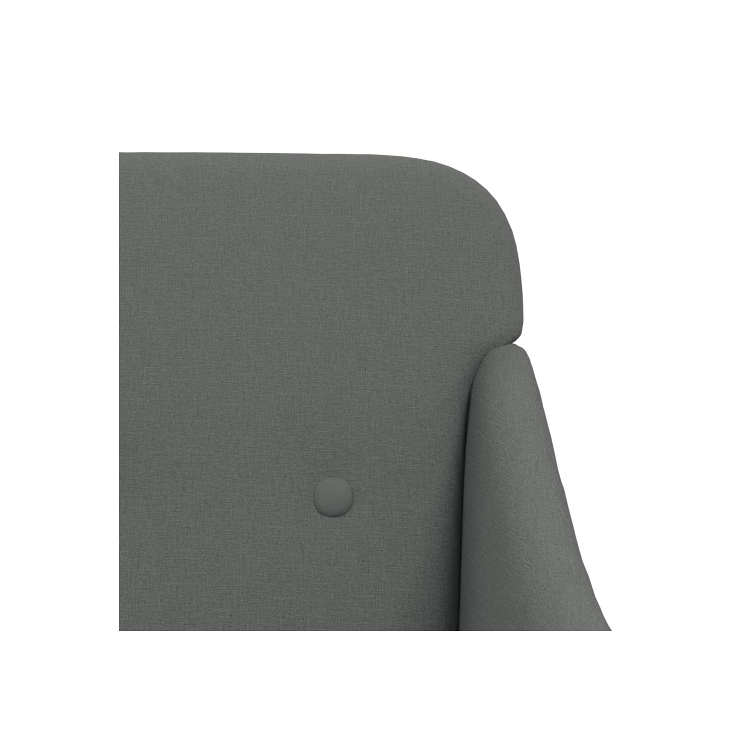 vidaXL Armchair Dark Grey 63x76x80 cm Fabric