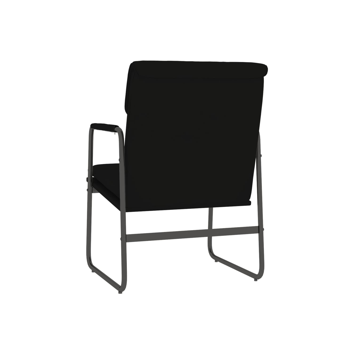 vidaXL Lounge Chair Black 55x64x80 cm Faux Leather