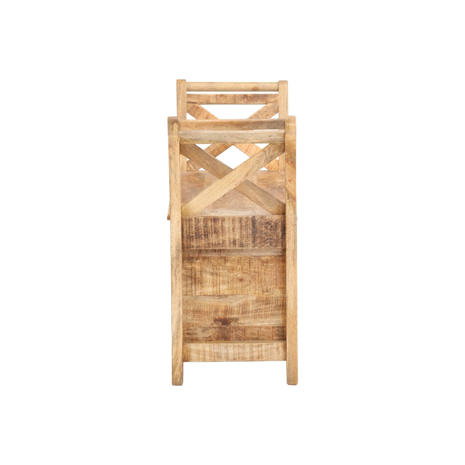 vidaXL Hall Bench 103x33x72 cm Solid Mango Wood