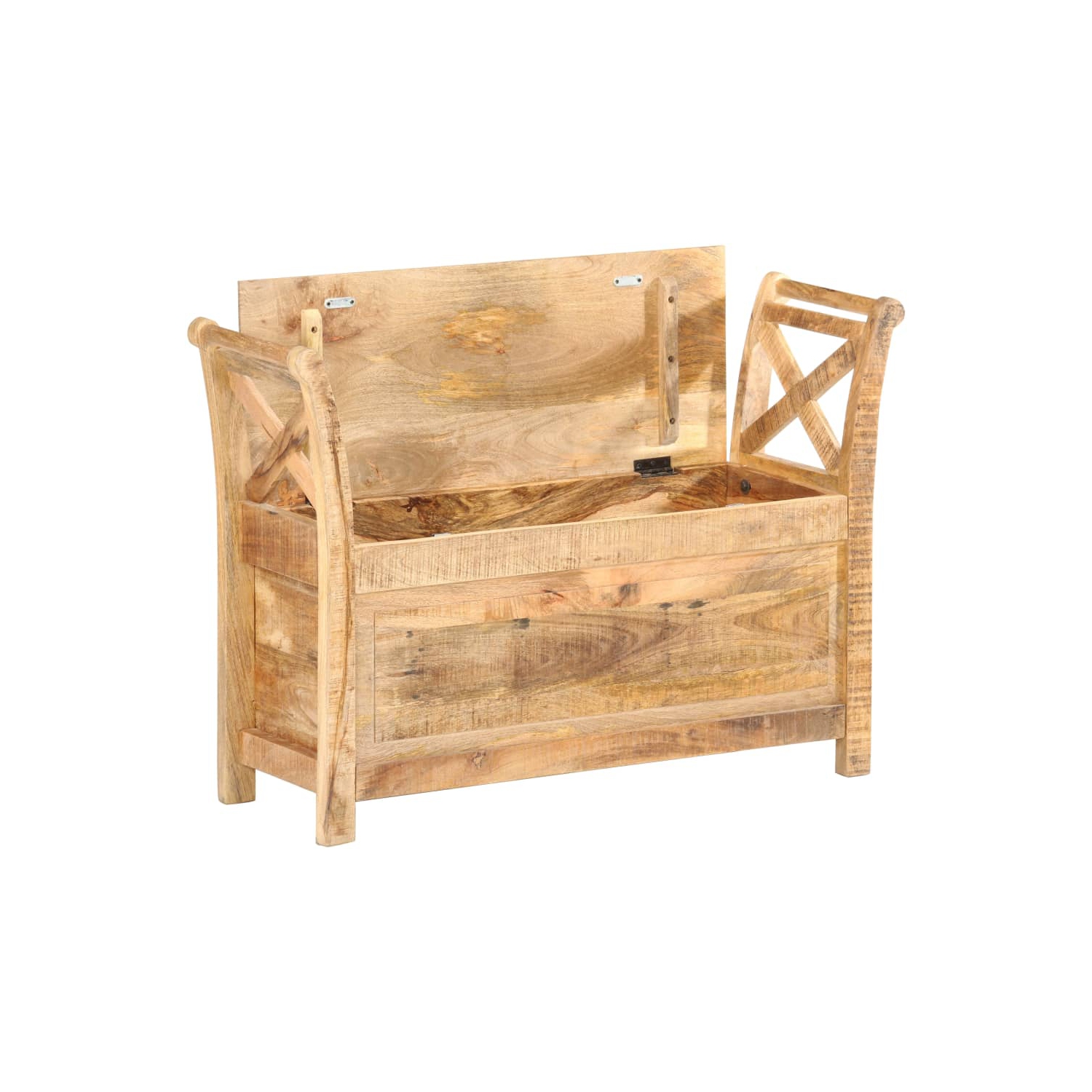 vidaXL Hall Bench 103x33x72 cm Solid Mango Wood