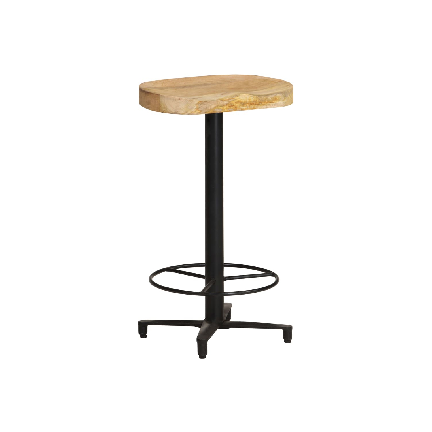 vidaXL Bar Stools 2 pcs 66 cm Solid Mango Wood