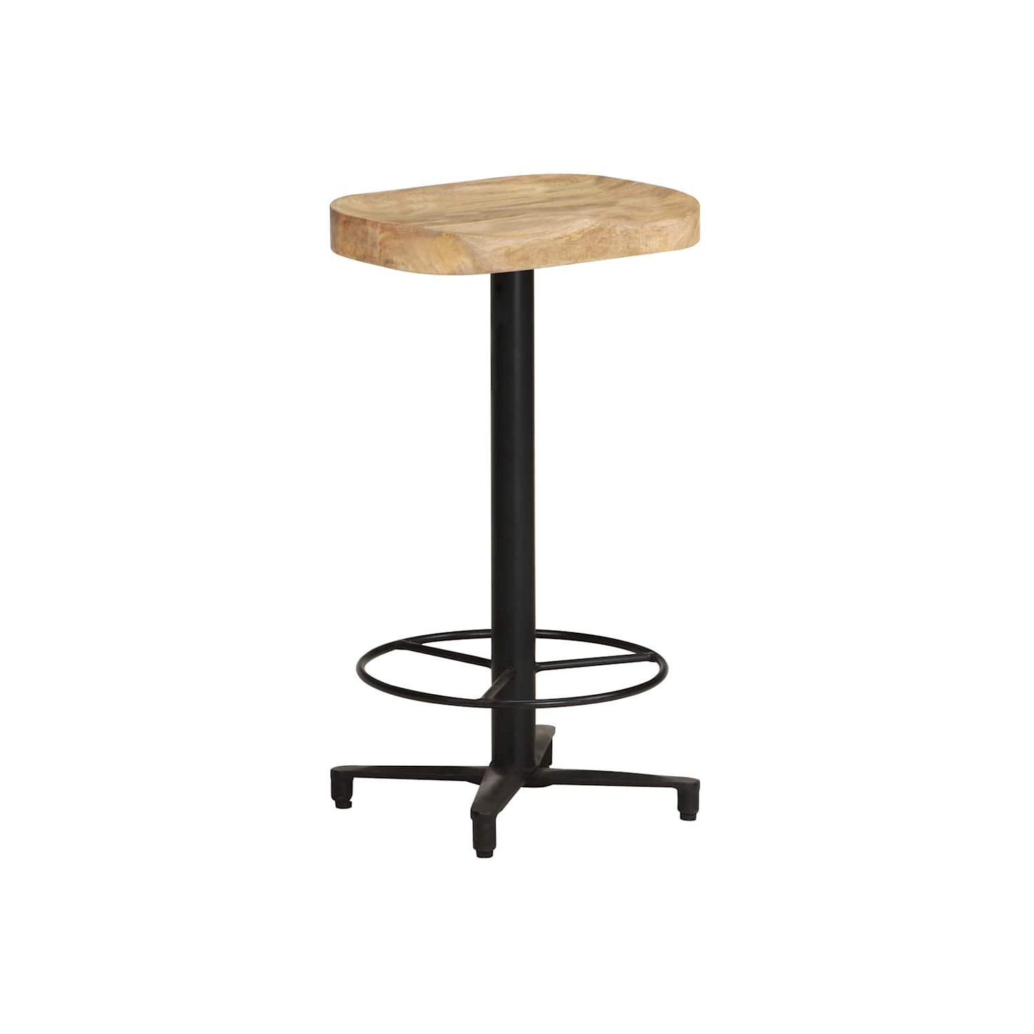 vidaXL Bar Stools 2 pcs 66 cm Solid Mango Wood