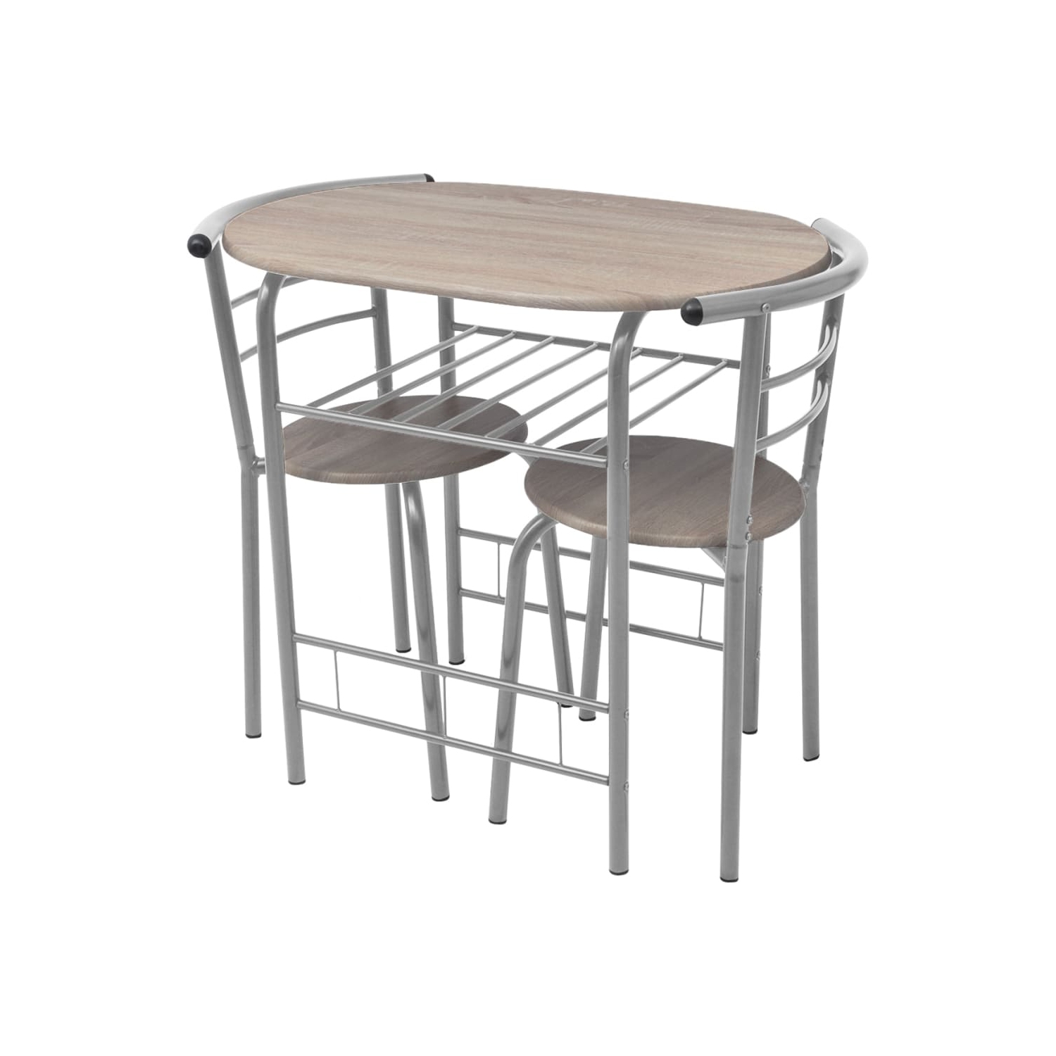 vidaXL Breakfast Bar Set MDF