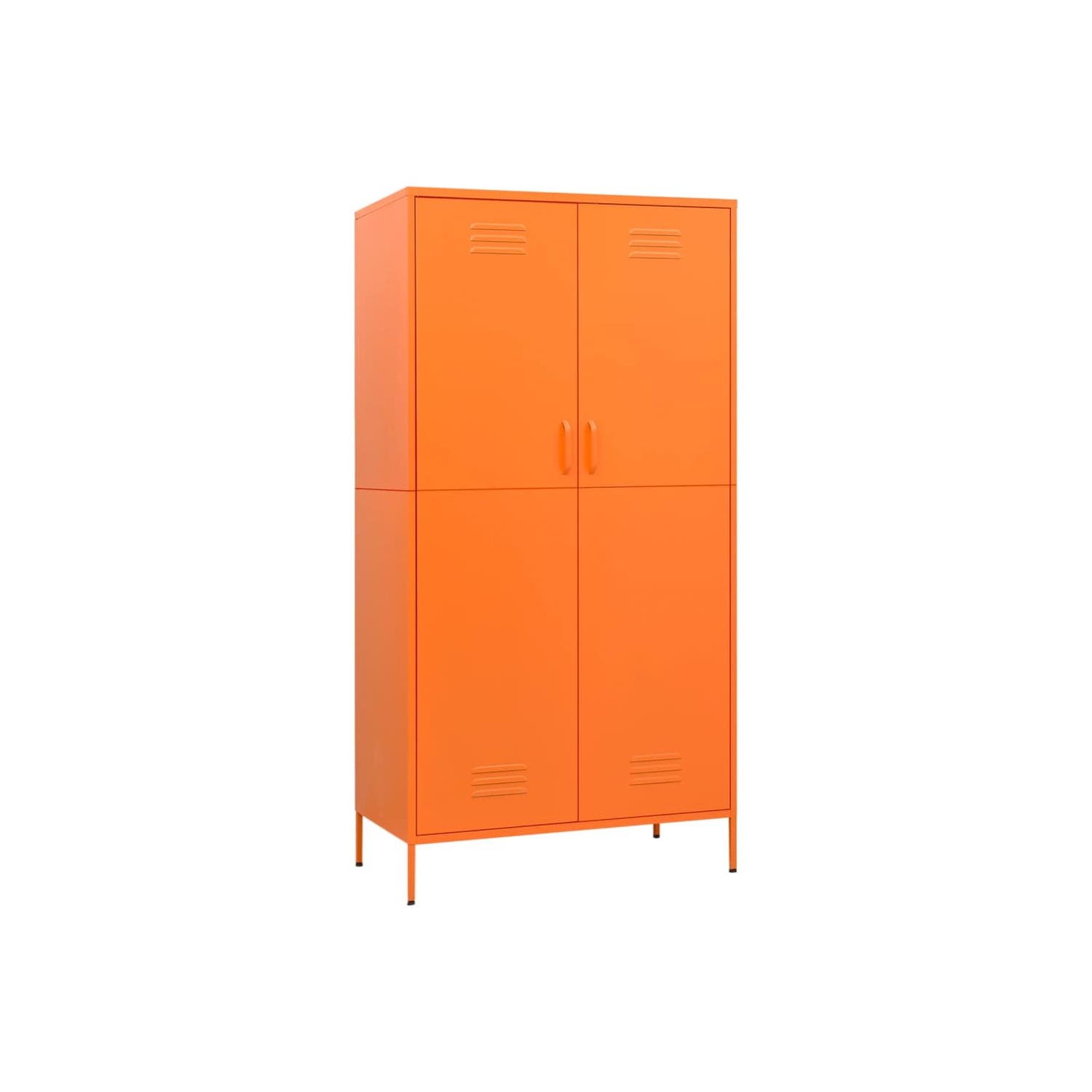 VidaXL garde-robe orange 90x50xacier 180&nbsp;cm