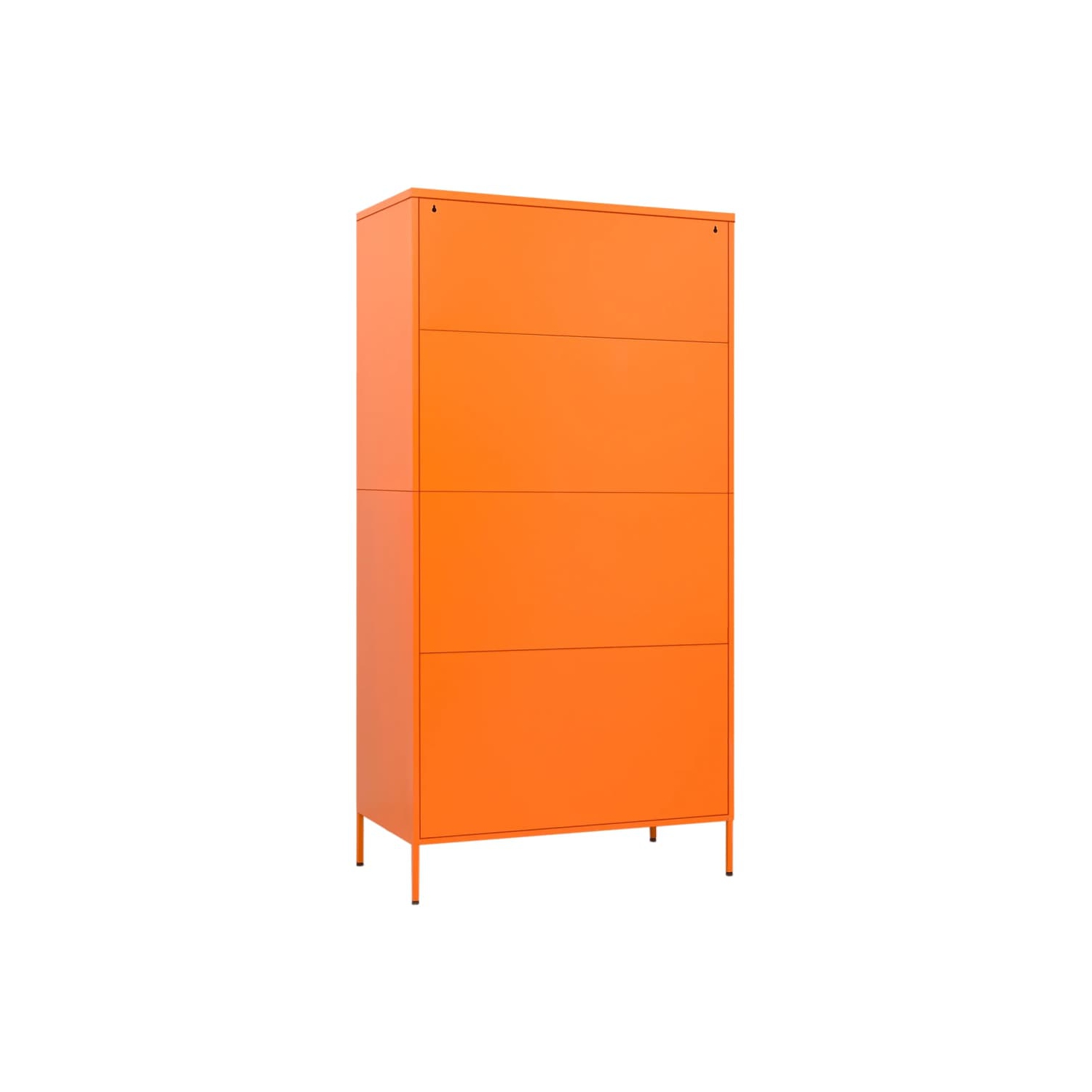 VidaXL garde-robe orange 90x50xacier 180&nbsp;cm