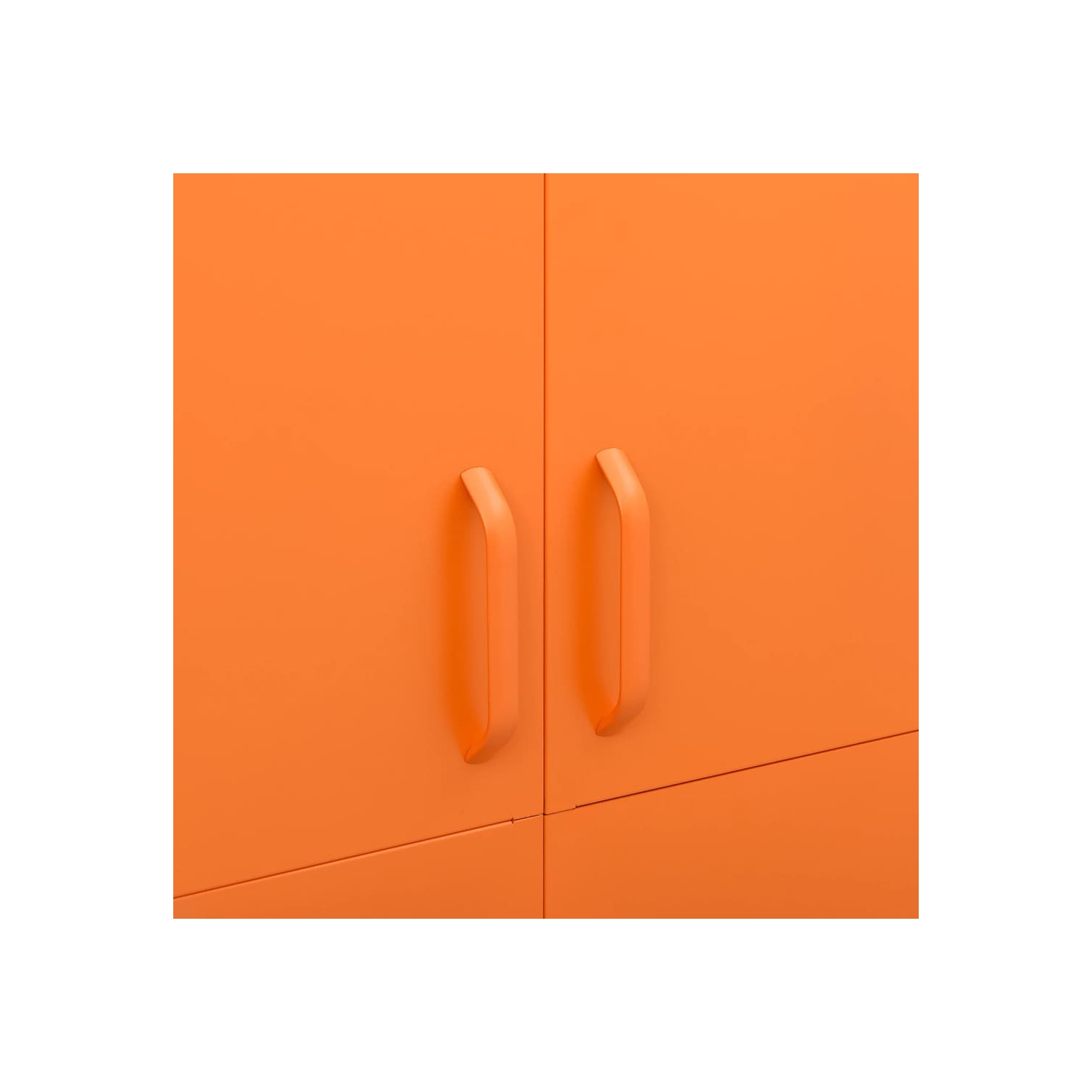VidaXL garde-robe orange 90x50xacier 180&nbsp;cm