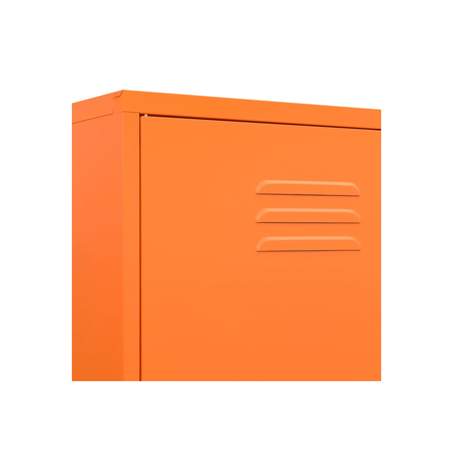 VidaXL garde-robe orange 90x50xacier 180&nbsp;cm
