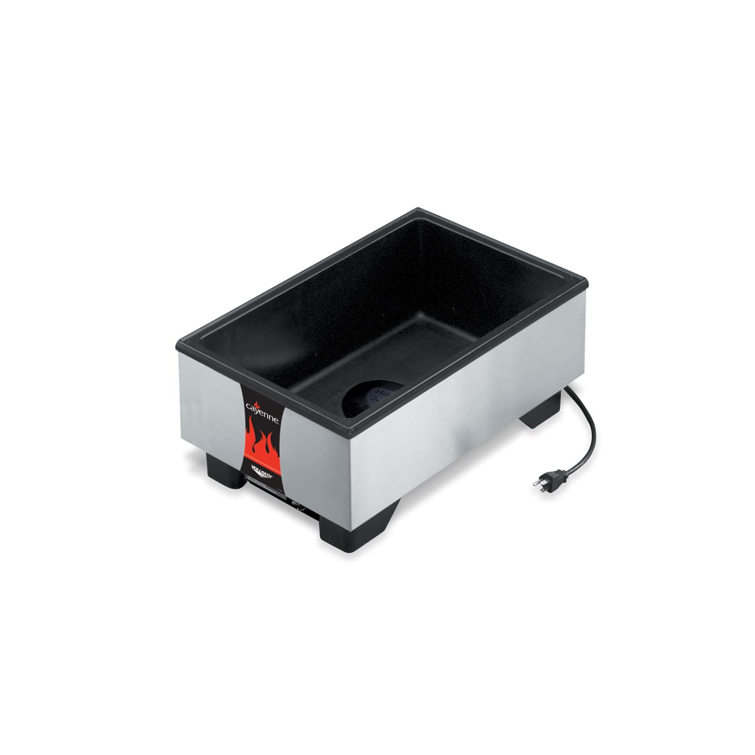 Vollrath 71001 Cayenne 700-Watt Full-Size Countertop Food Warmer, 120v, White, 21-3/4-Inch