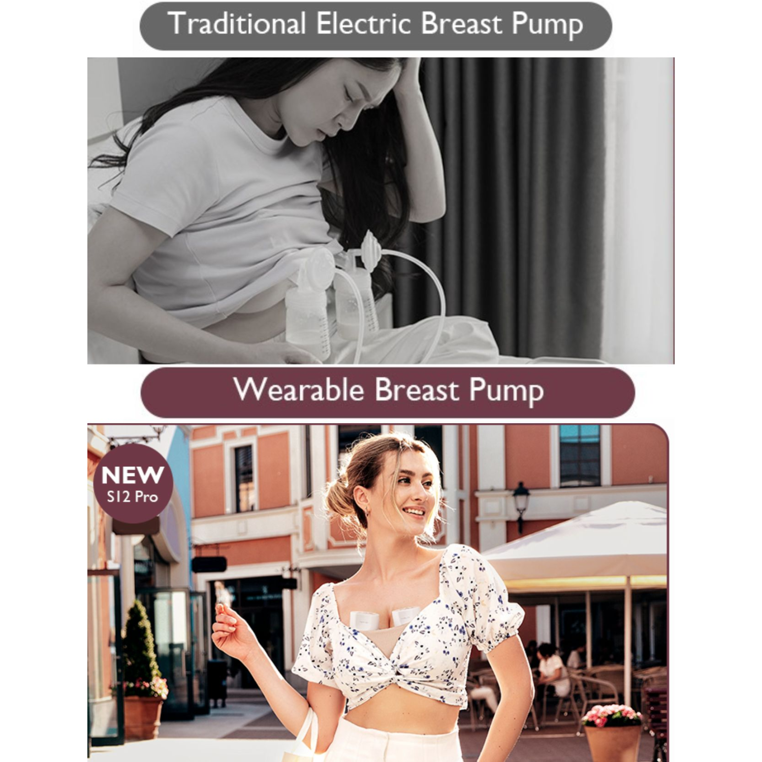 S12 Pro Wearable Breast Pump: Efficient & Quiet