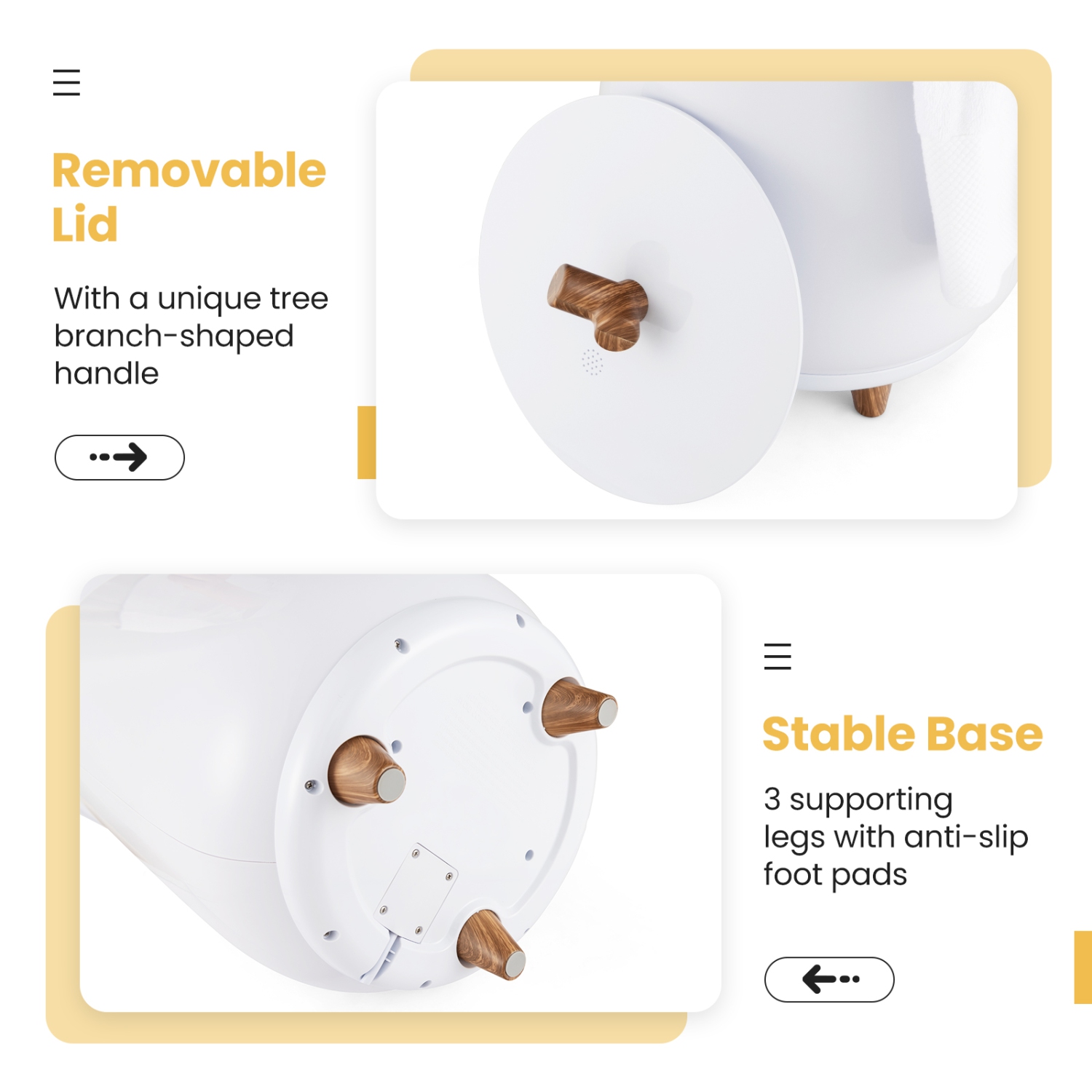 CoCostway – chauffe-serviette pour la salle de bain 23&nbsp;L, 4 heures, porte-parfum et chauffage à 3 niveaux