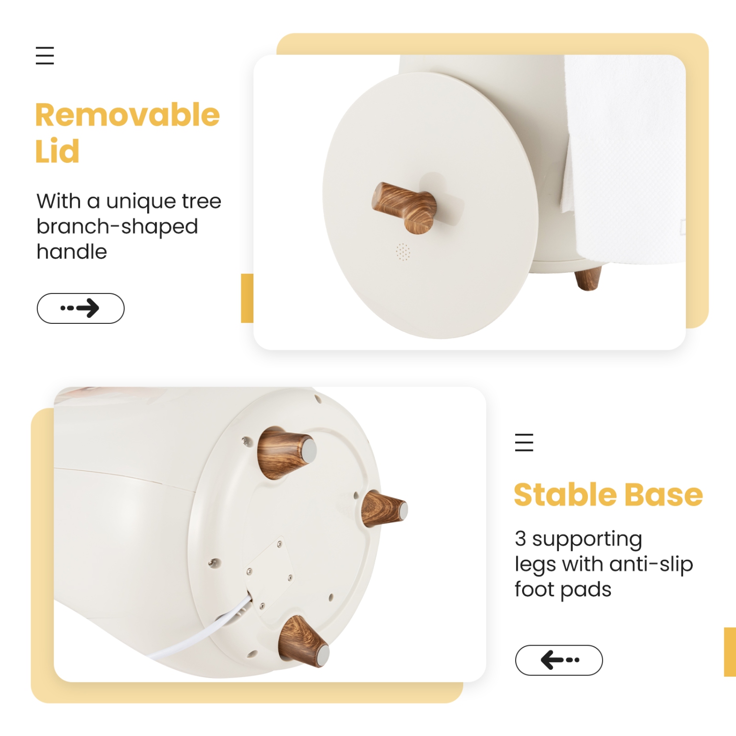 Costway 23L Bathroom Towel Warmer Bucket 4 Timer with Fragrance Holder & 3-Level Heating