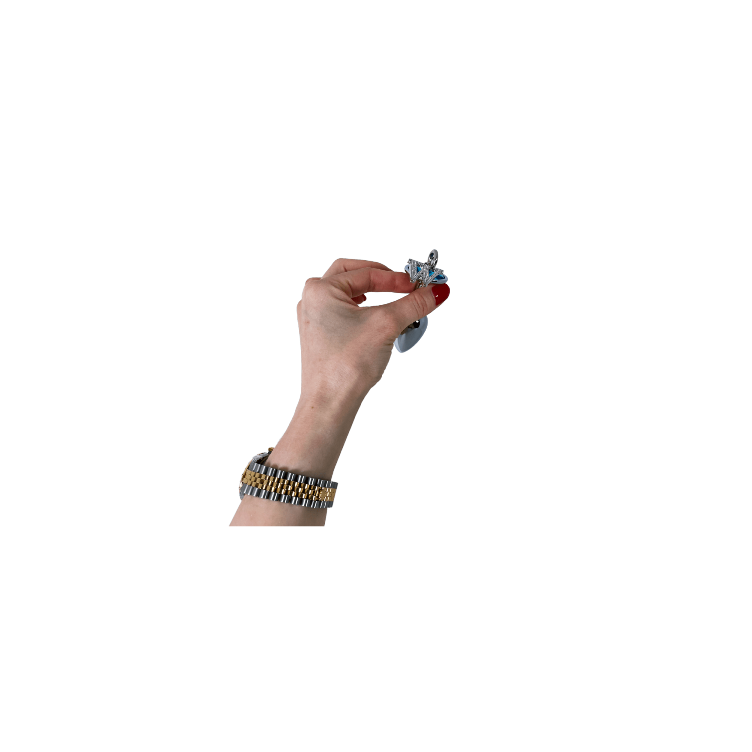 V pour Vibes 3 pièces luxe Gem Anal Plug & AnalTraining Kit Opis - Argent & Bleu