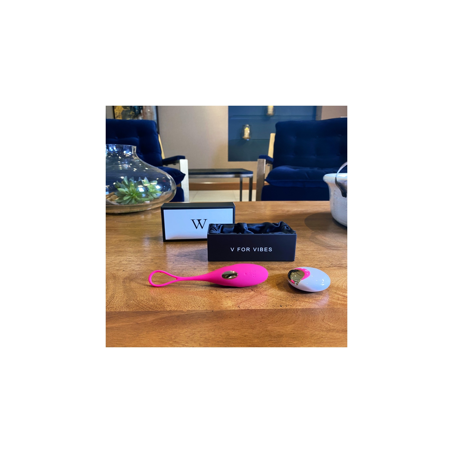 V For Vibes Remote Egg Vibrator Trivia, Remote Control Vibrating Egg - Pink