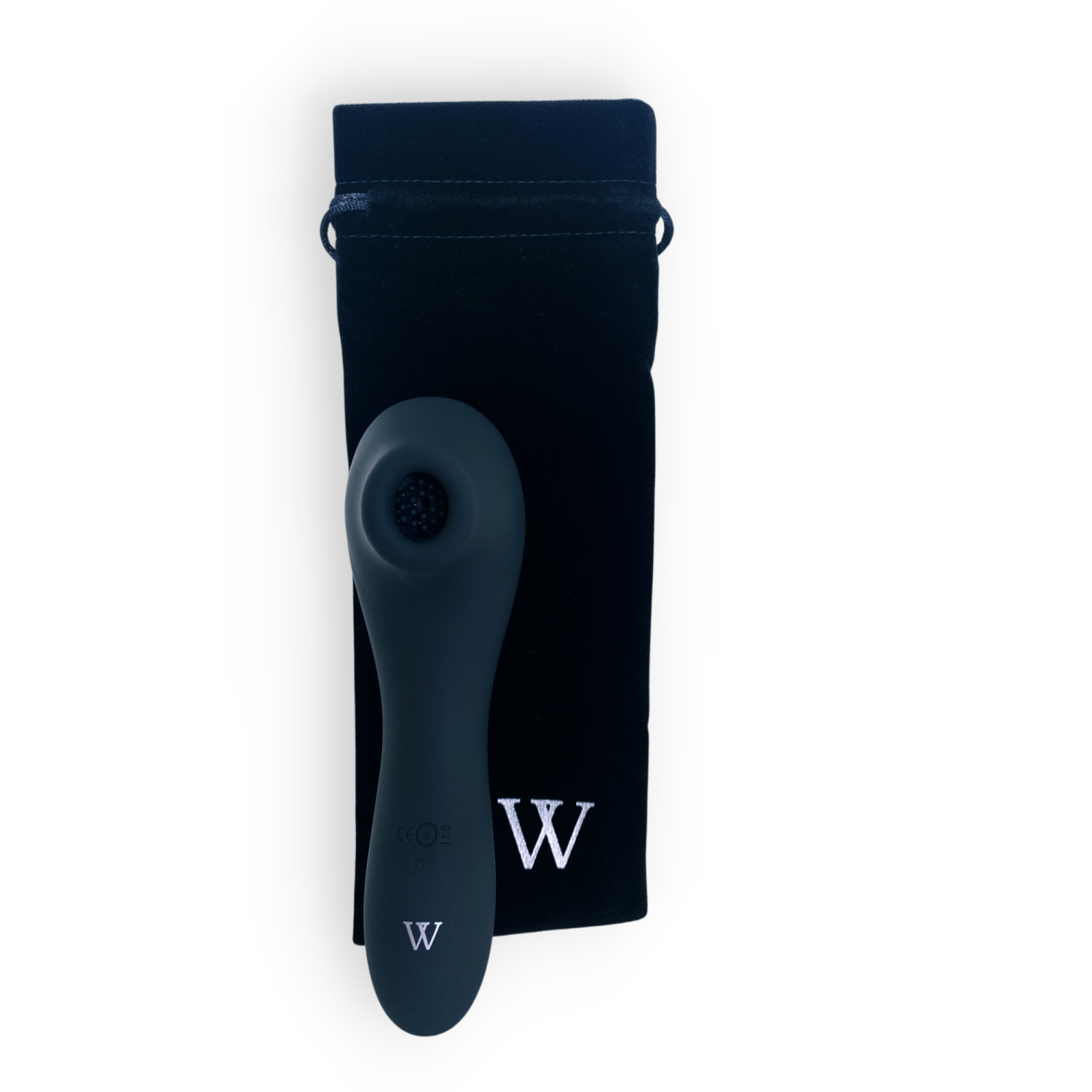 V For Vibes Clitoral Sucking Vibrator and Vibrating Dildo Drusilla - Black