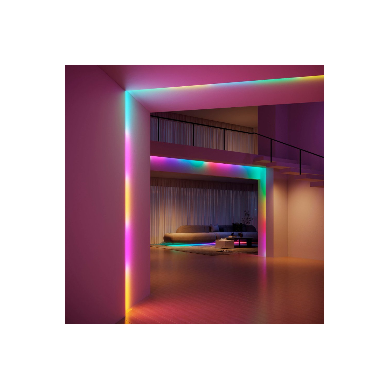 Bande lumineuse DEL Wi-Fi 24,6&nbsp;pi de Govee contrôlée par application