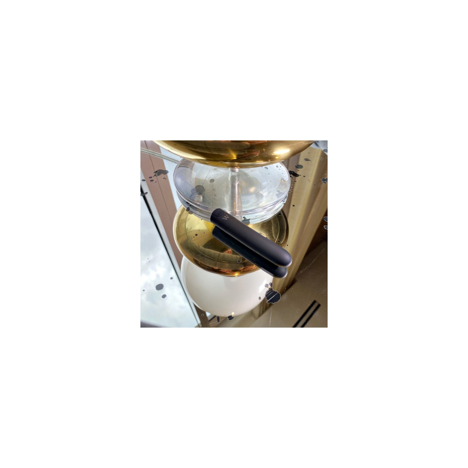 V pour Vibes petit vibreur à cartouche chauffante - Noir