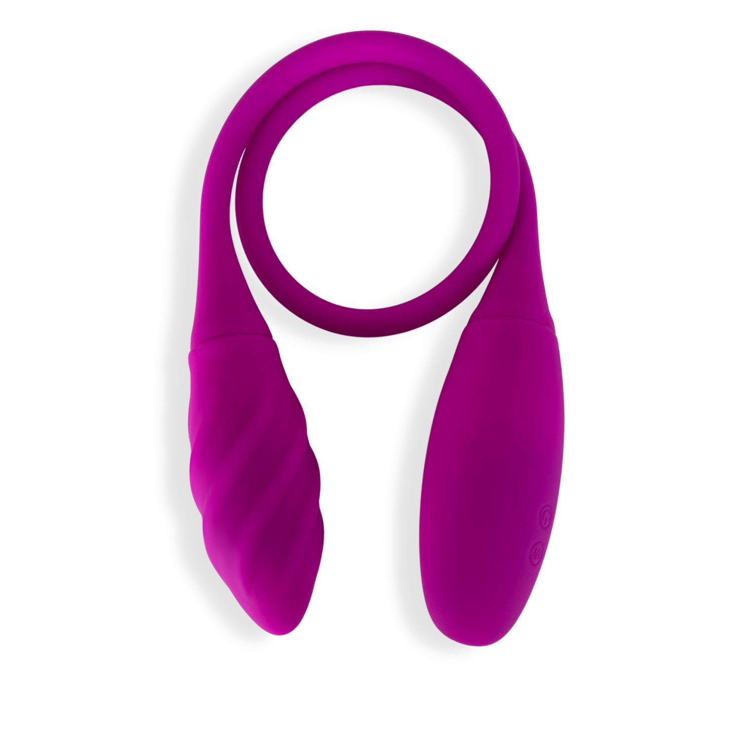 V For Vibes Dual Head Vibrator, Double-Sided Dildo Flora - Purple