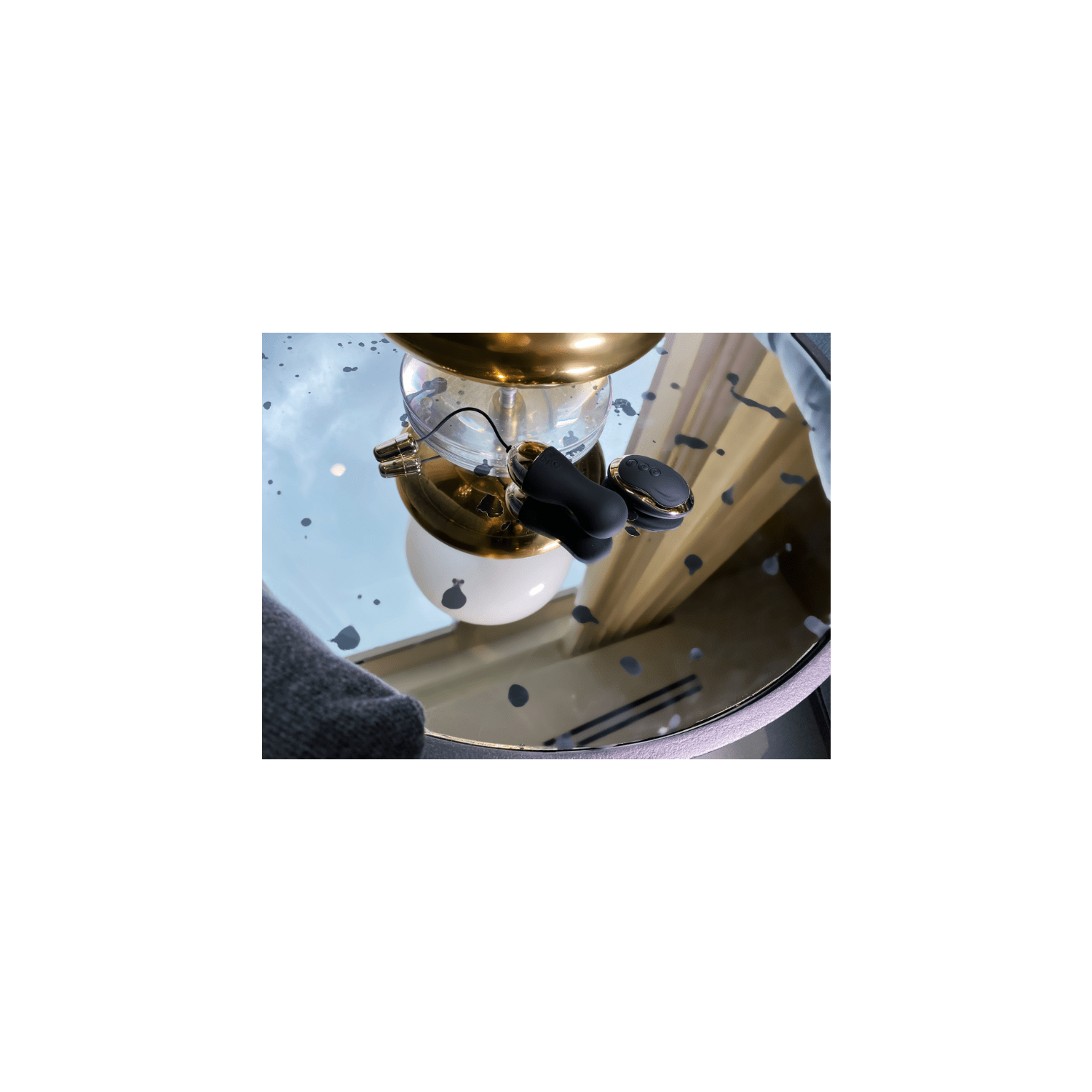 V For Vibes Bullet Egg Vibrator, Ben Wah Balls Proserpina - Black