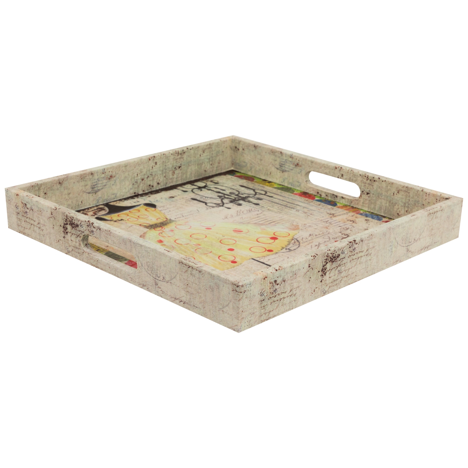 Fashion Dresses Square Serving Trays - 16" - Set of 3