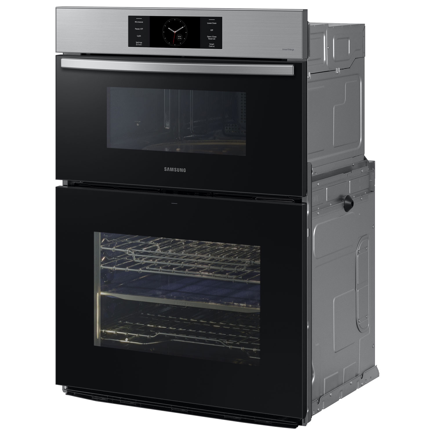 Samsung 30" 7 Cu. Ft. True Convection Electric Combo Wall Oven - Stainless Steel