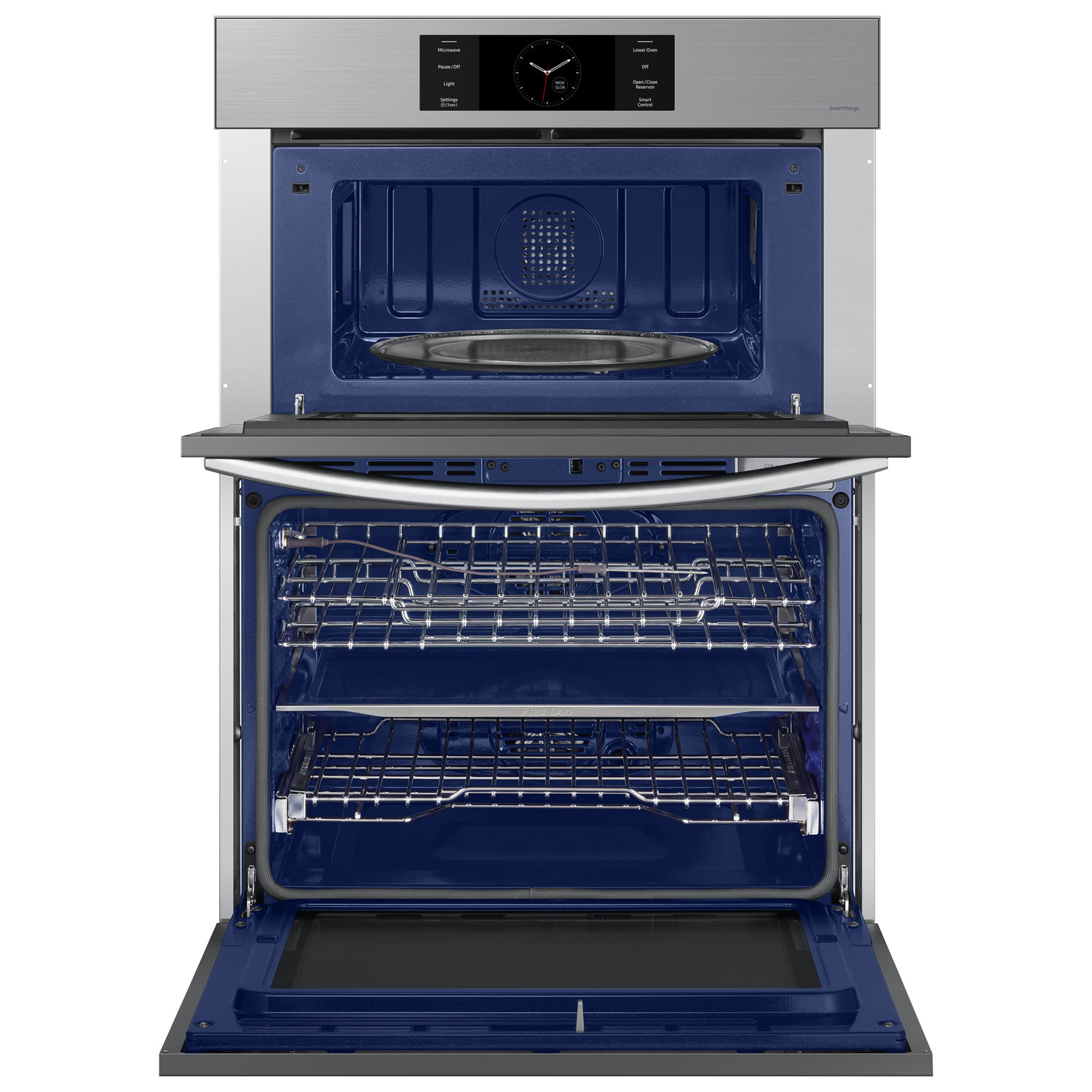 Samsung 30" 7 Cu. Ft. True Convection Electric Combo Wall Oven - Stainless Steel