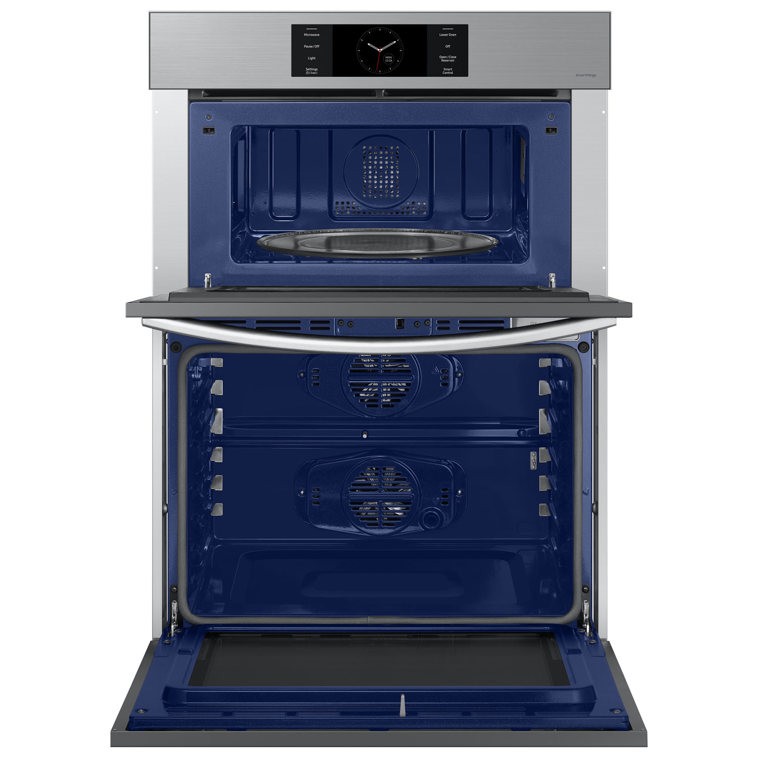 Samsung 30" 7 Cu. Ft. True Convection Electric Combo Wall Oven - Stainless Steel