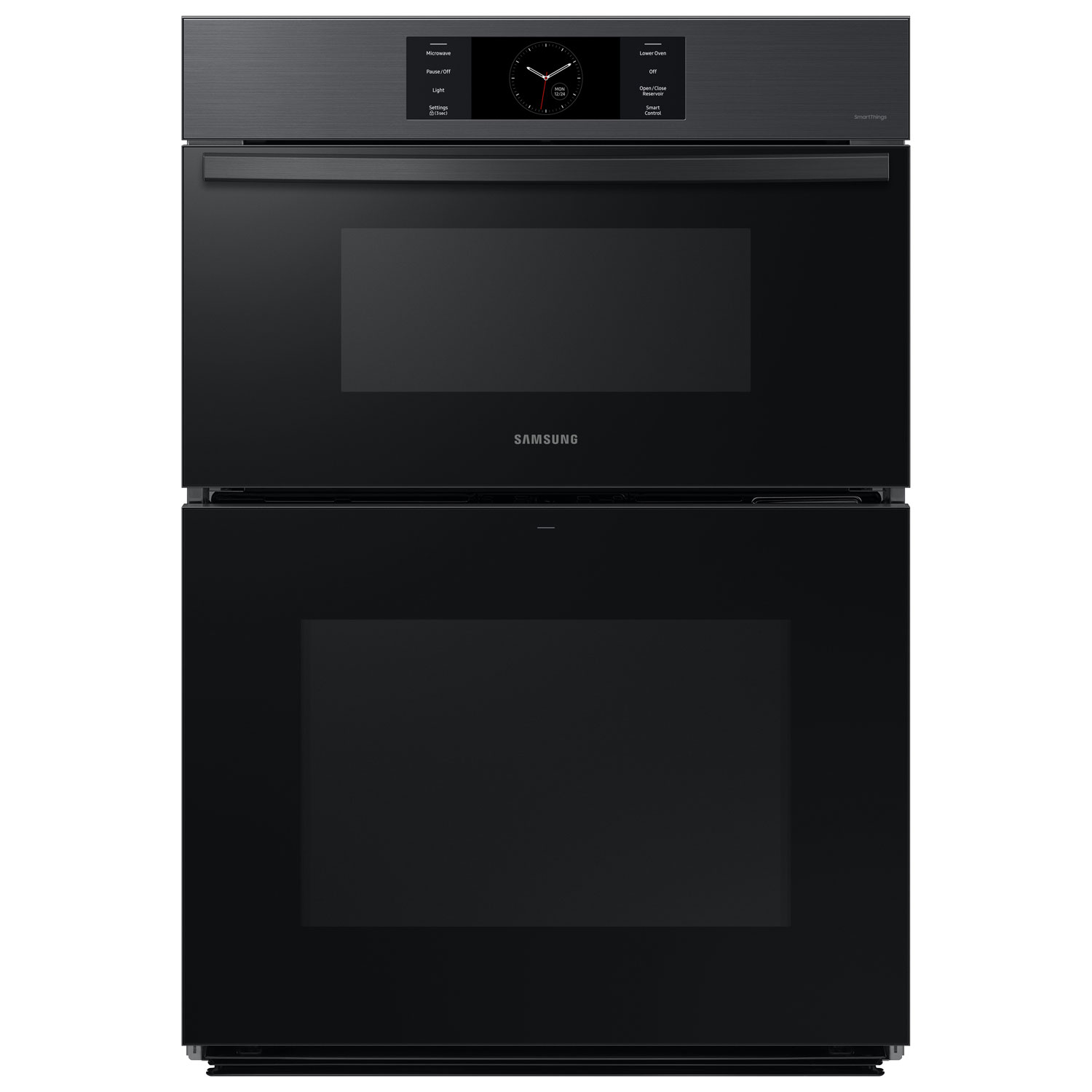 Samsung 30" 7 Cu. Ft. True Convection Electric Double Wall Oven - Black Stainless Steel