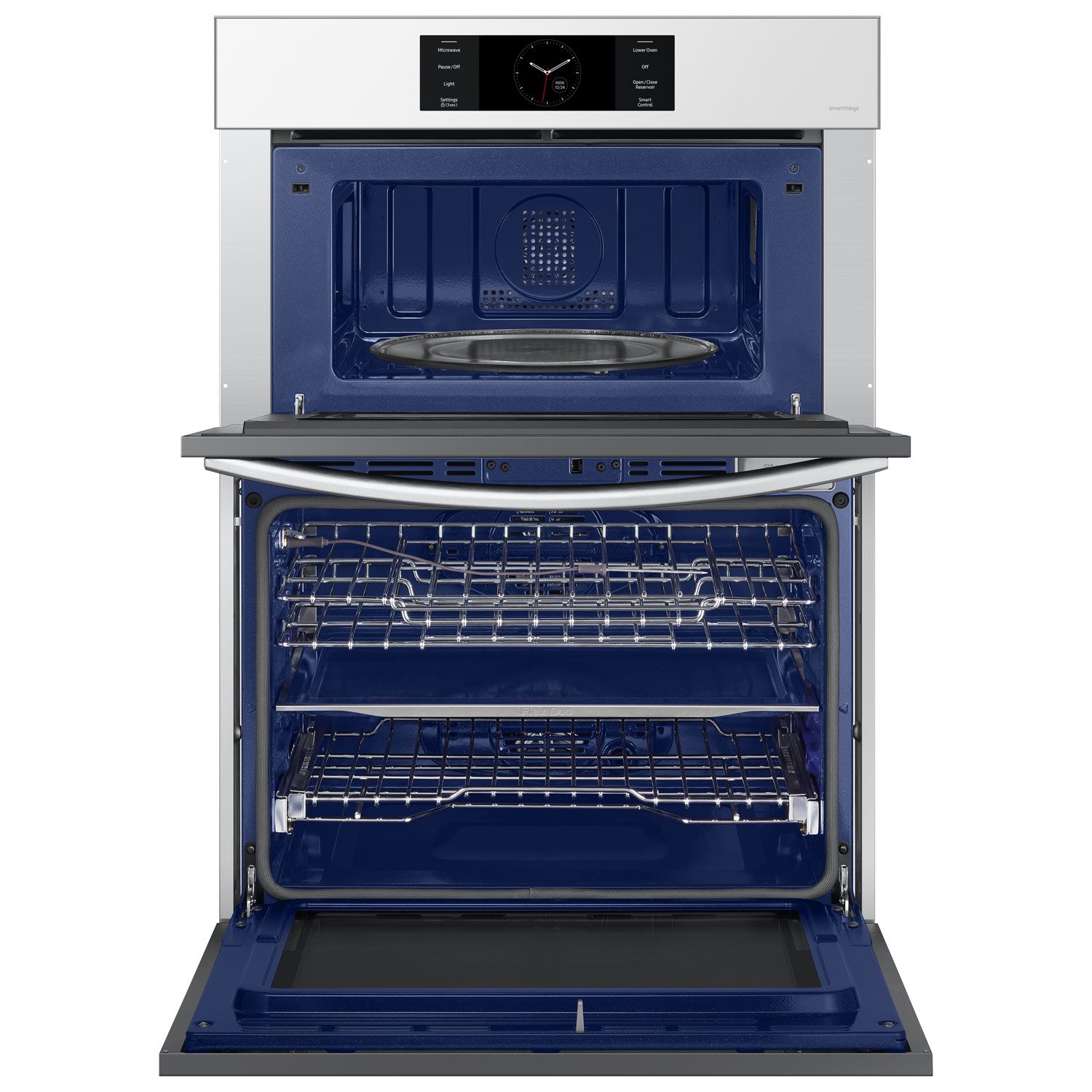 Four mural électrique double à convection véritable 7 pi³ 30 po de Samsung - Blanc